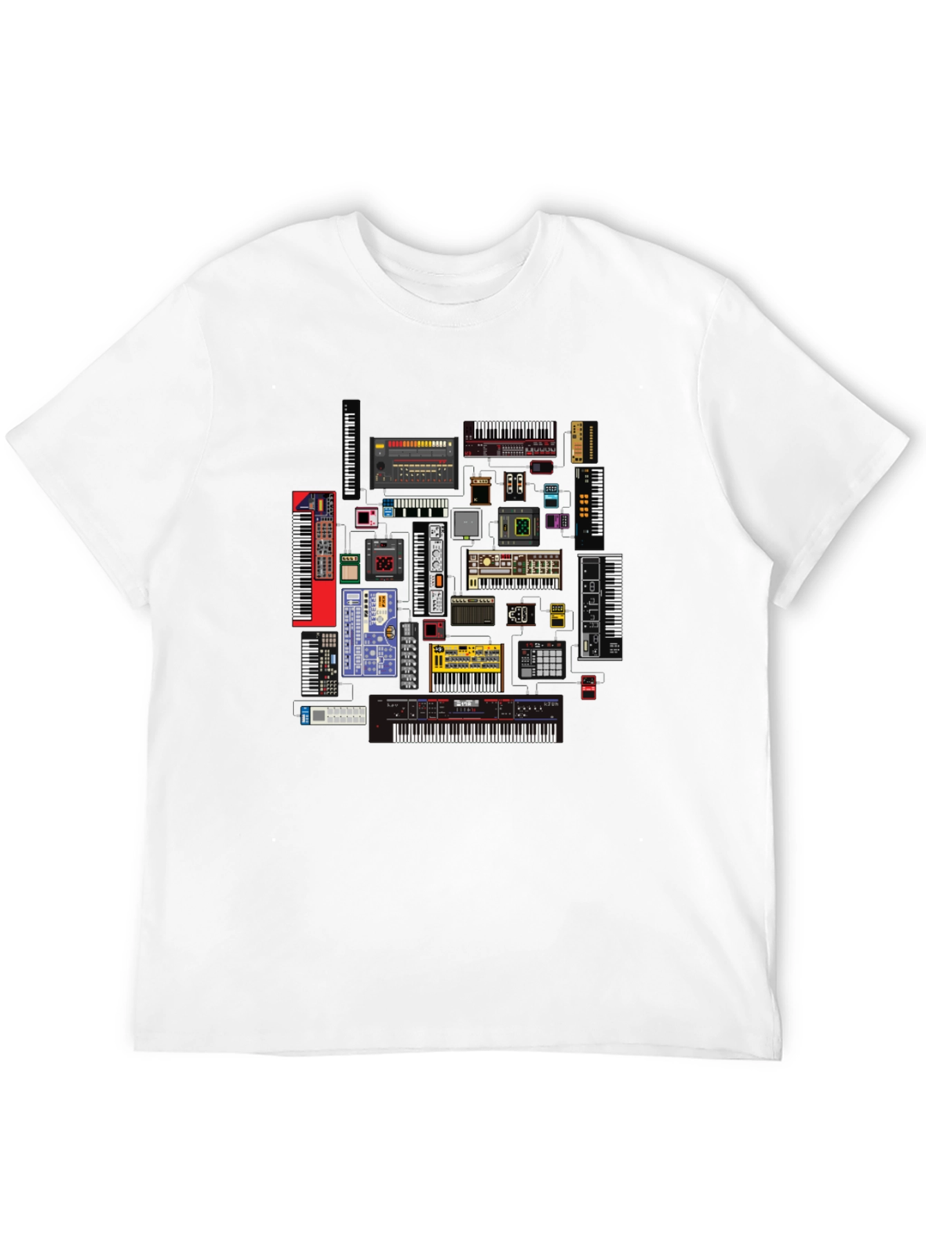 Synthesizer Keyboard T-Shirt - Music Producer Tee