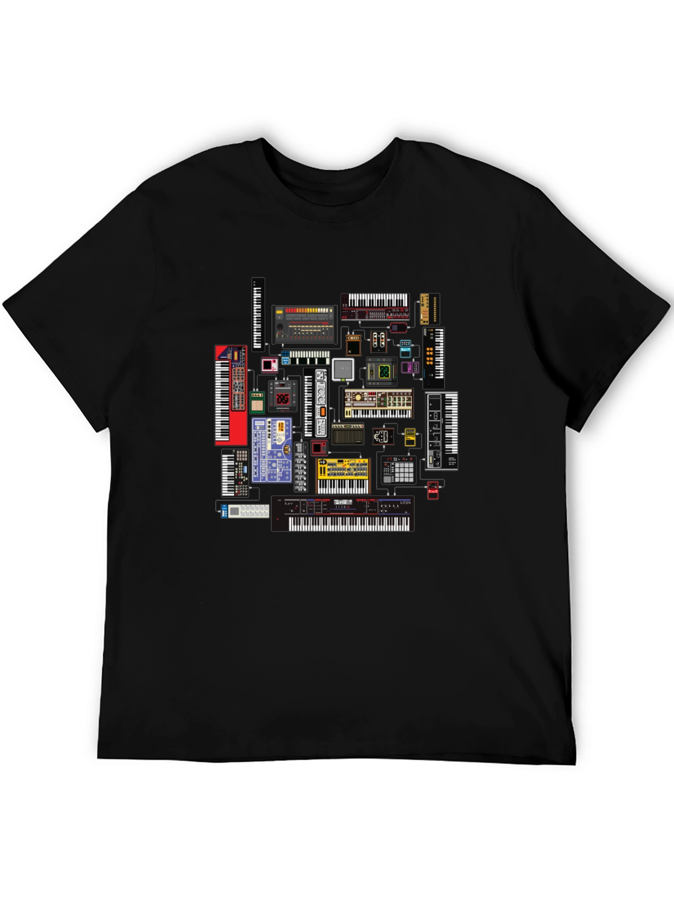 Synthesizer Keyboard T-Shirt - Music Producer Tee