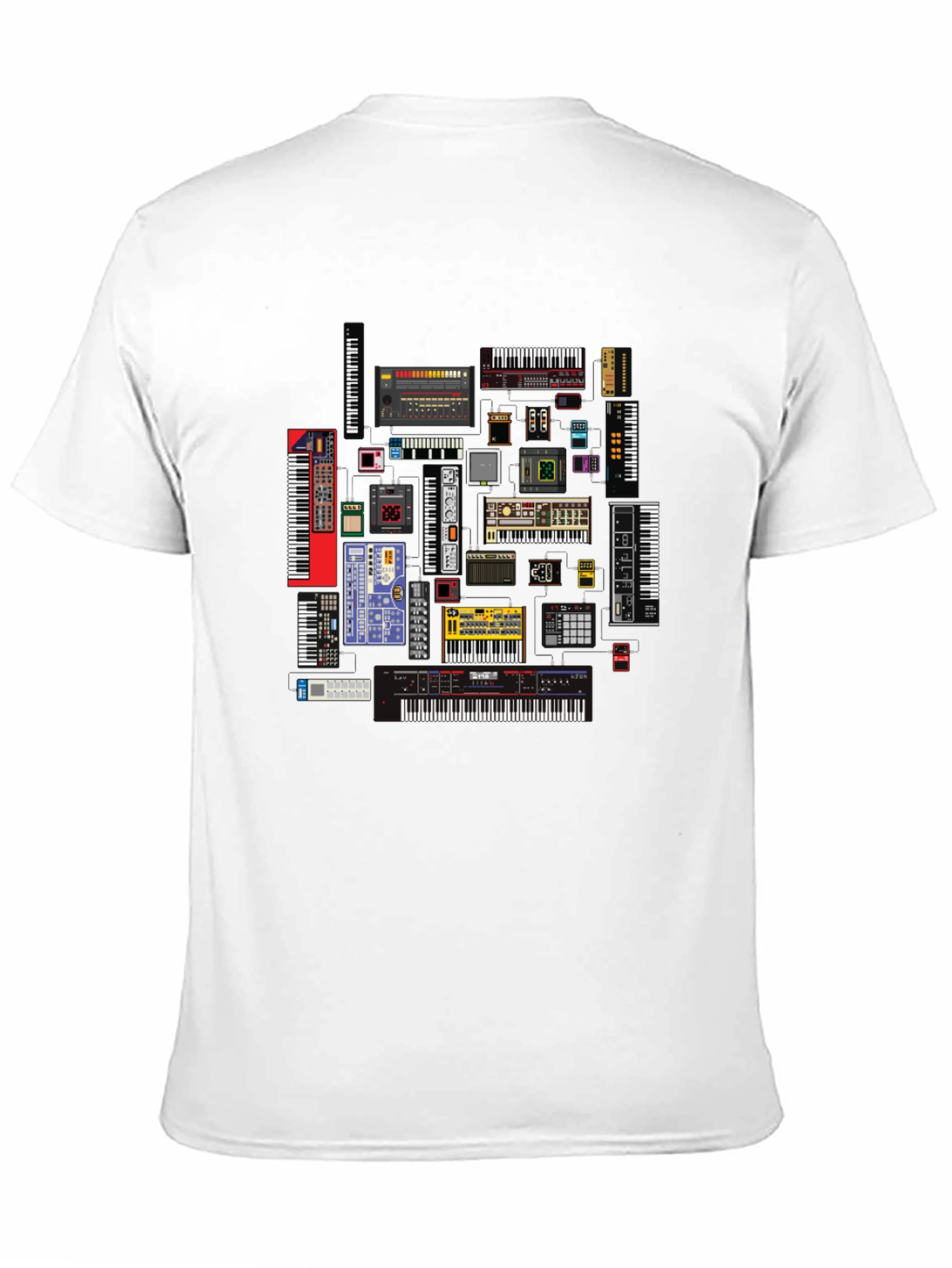 Synthesizer Keyboard T-Shirt - Music Producer Tee