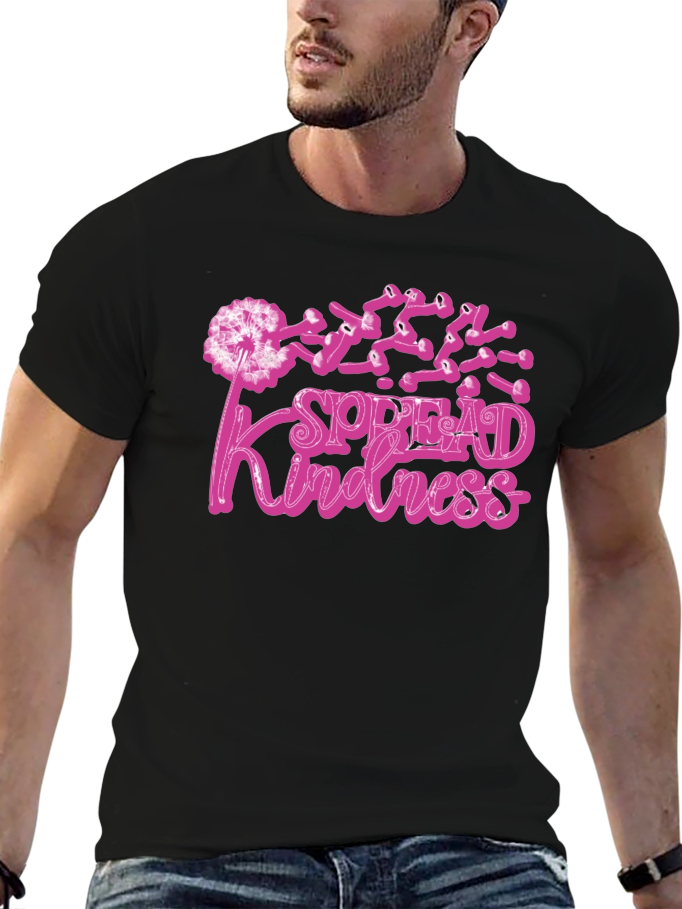 Spread Kindness Black T-Shirt