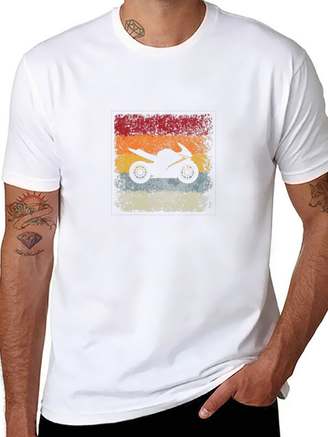 Retro Motorcycle Graphic Tee