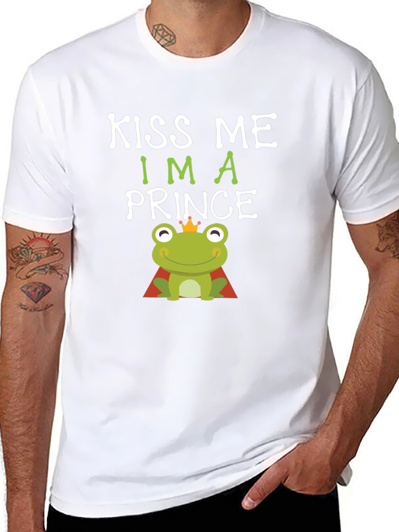 Kiss Me Im A Prince Frog T-Shirt