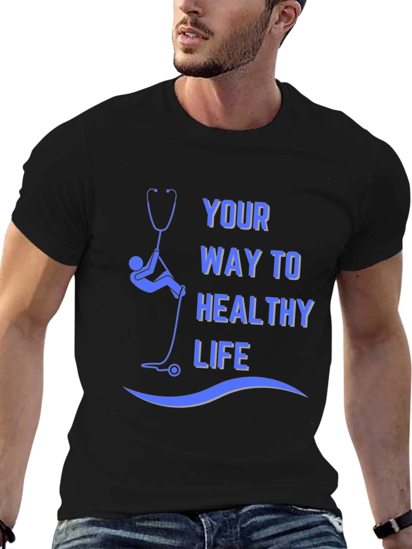 Healthy Life Graphic T-Shirt
