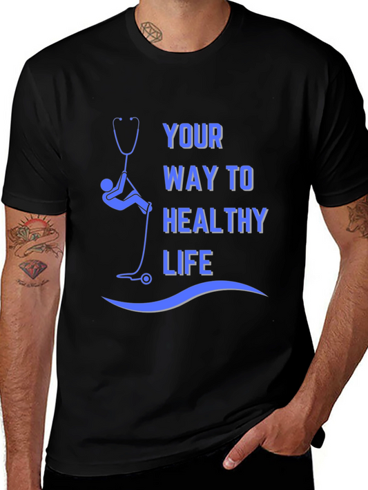 Healthy Life Graphic T-Shirt