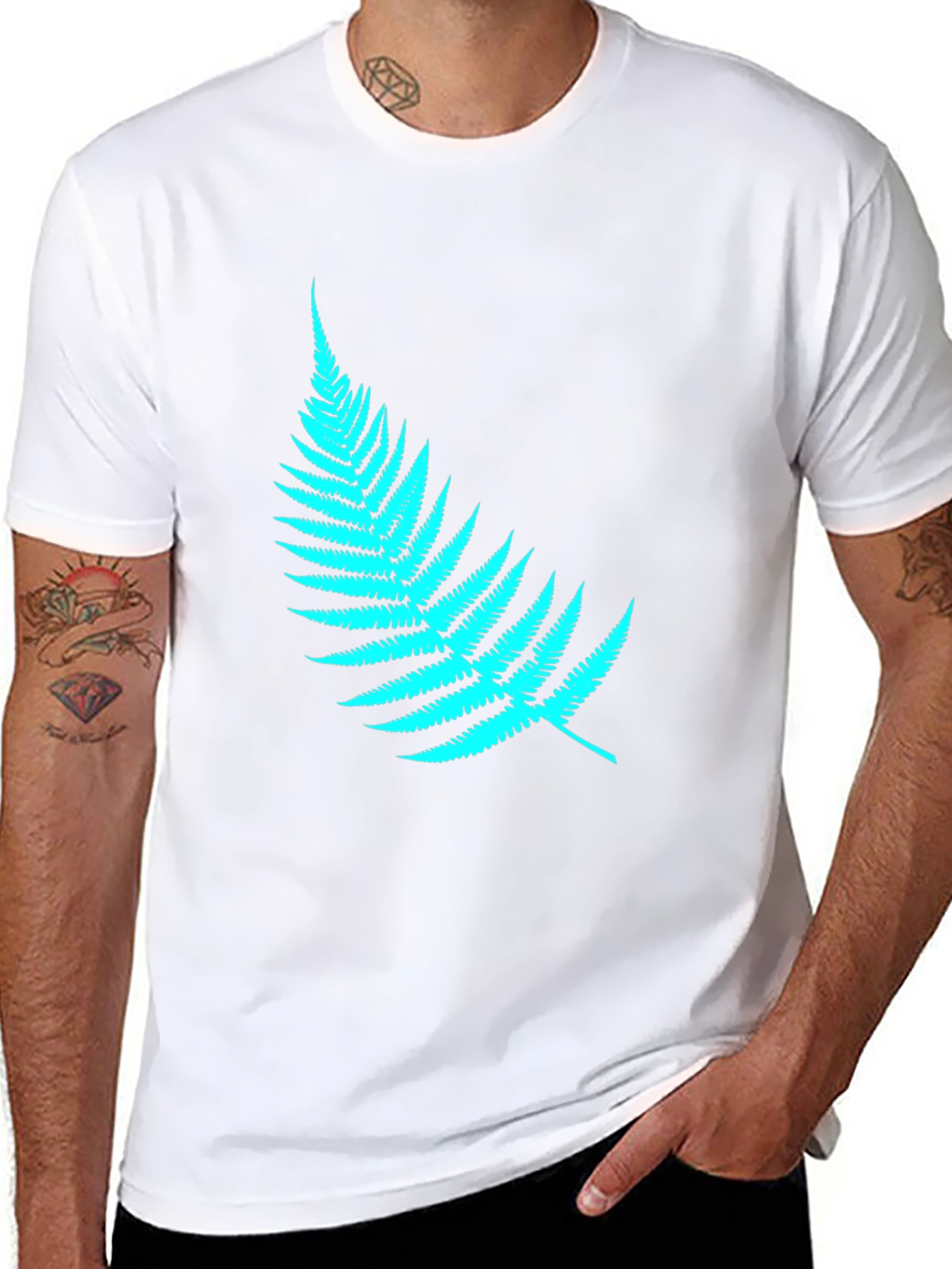 Fern Graphic Black T-Shirt
