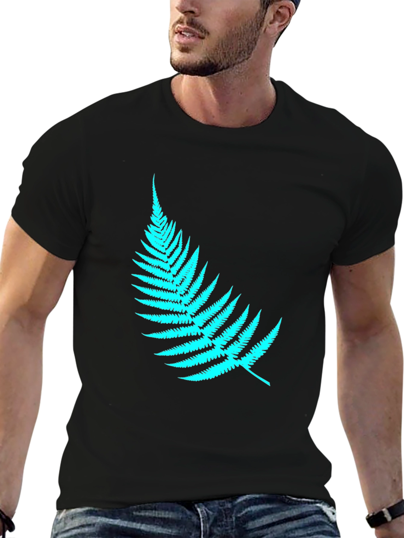 Fern Graphic Black T-Shirt