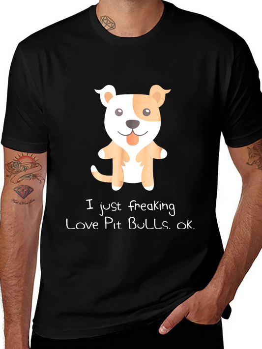 I Love Pit Bulls Graphic Tee