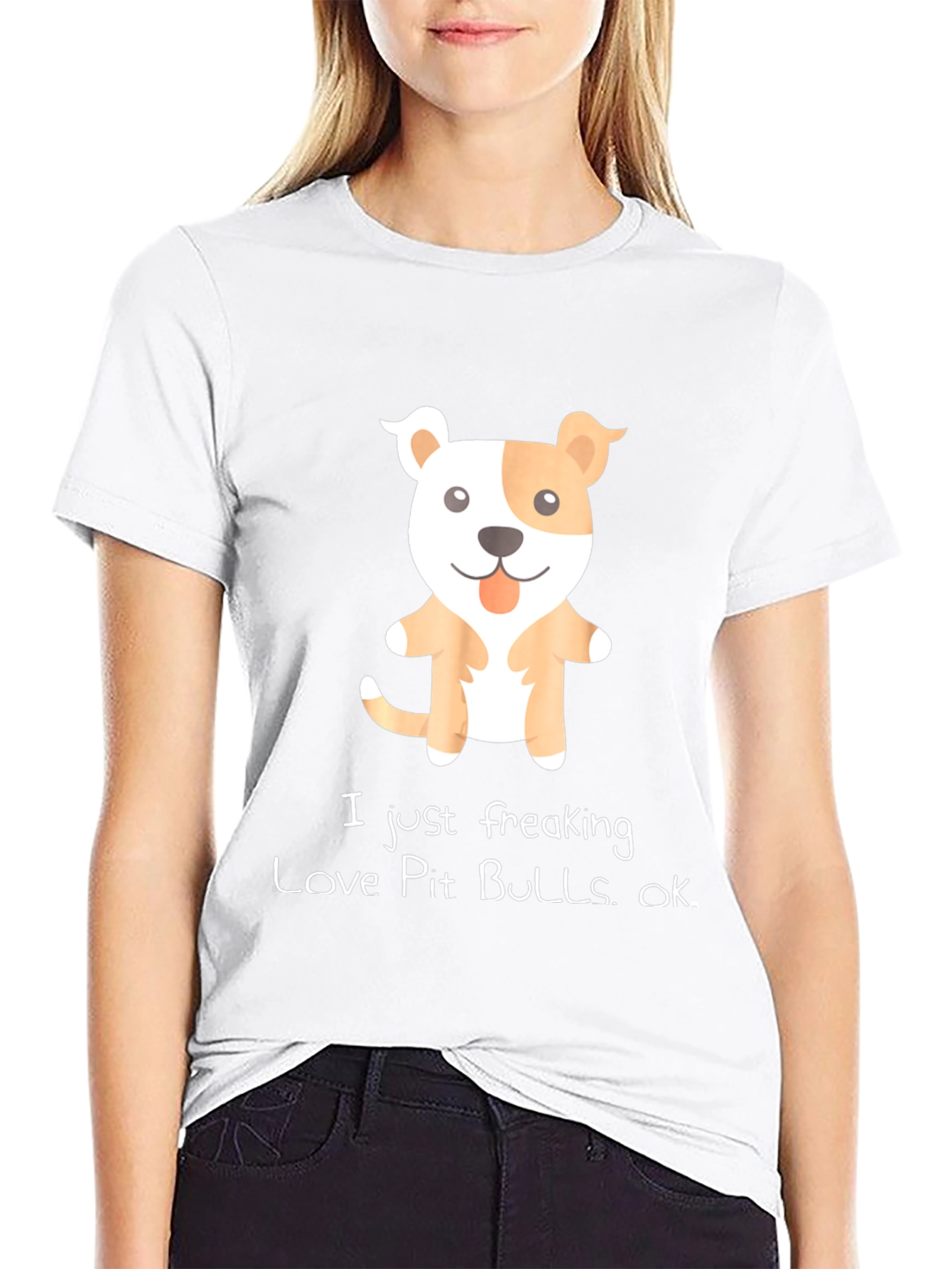 I Love Pit Bulls Graphic Tee