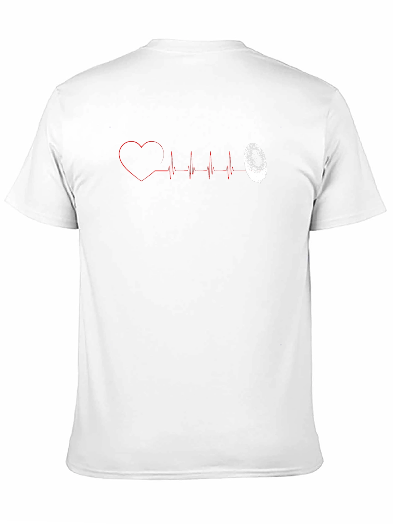 Heartbeat Balloon T-Shirt - Unique Graphic Tee