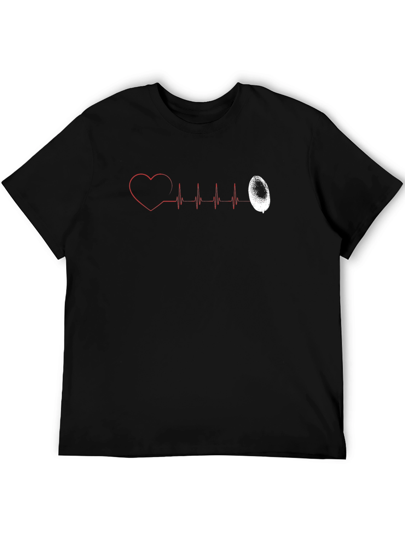Heartbeat Balloon T-Shirt - Unique Graphic Tee