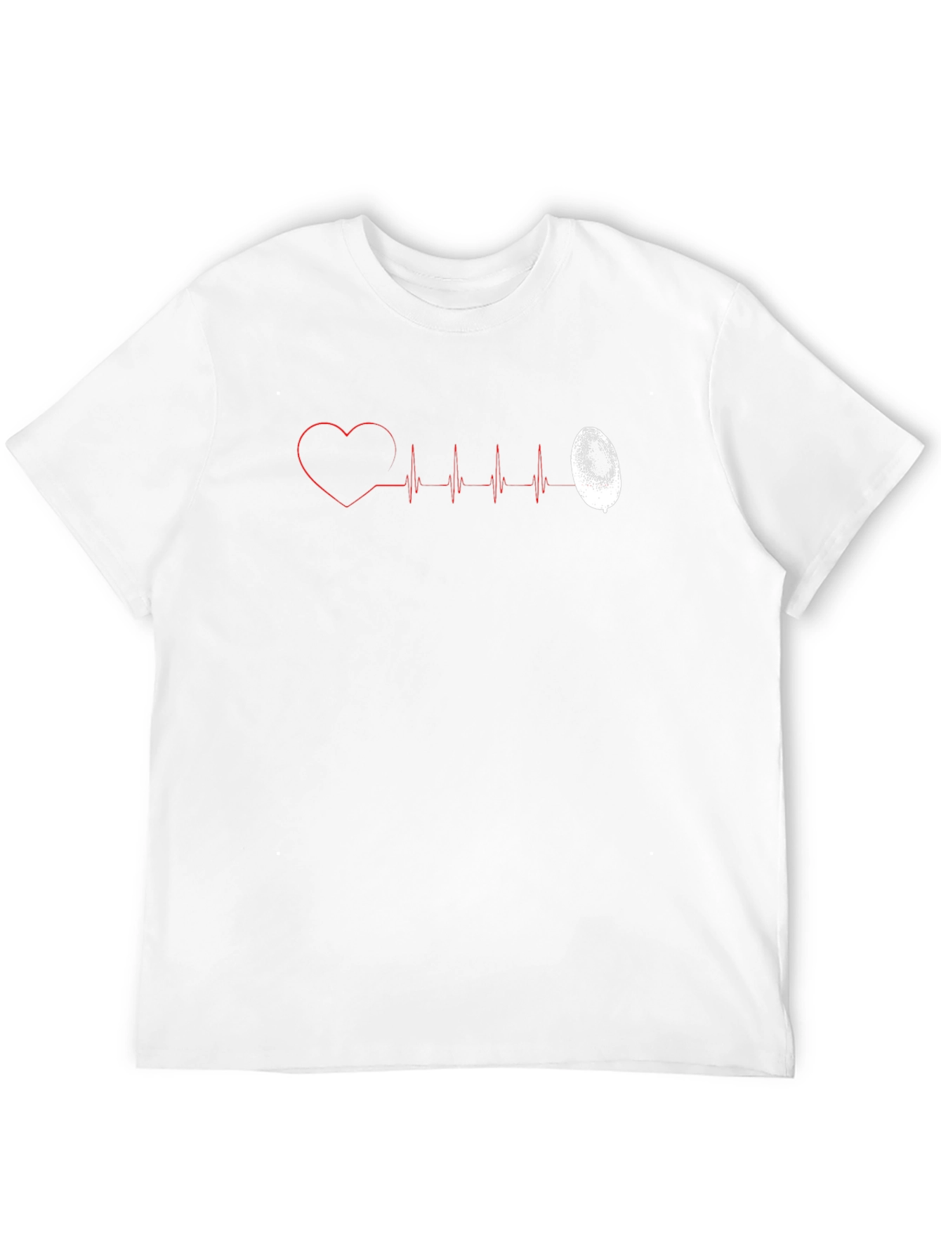 Heartbeat Balloon T-Shirt - Unique Graphic Tee