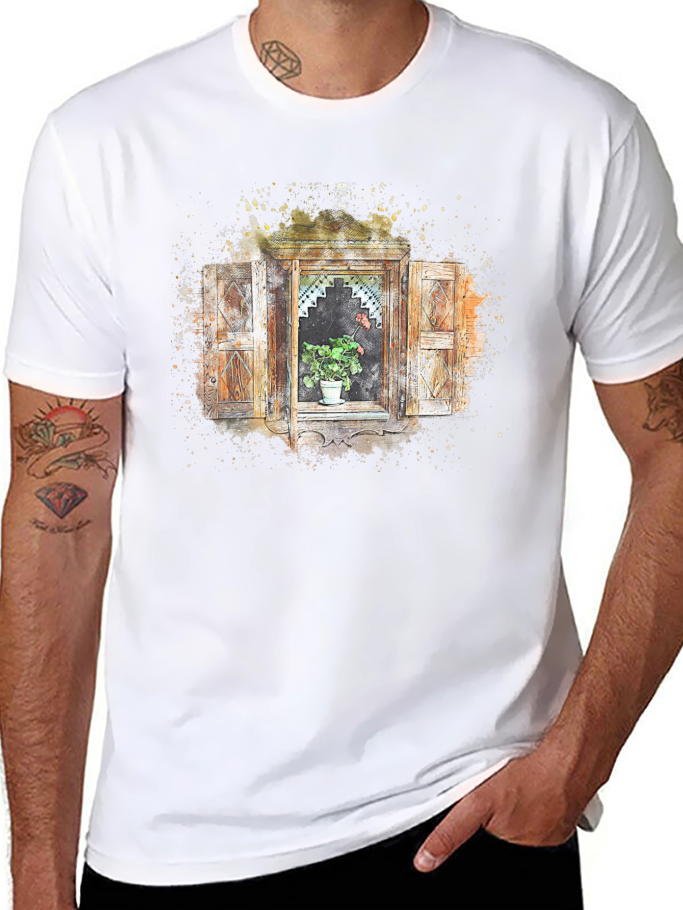 Watercolor Window T-Shirt