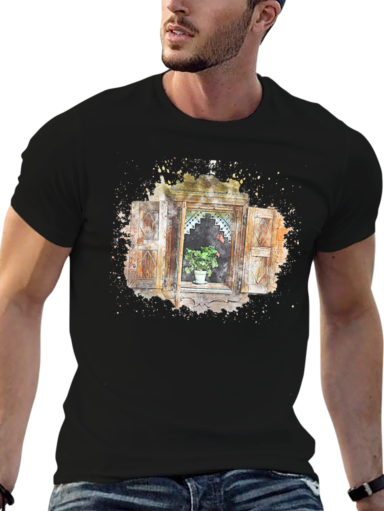 Watercolor Window T-Shirt