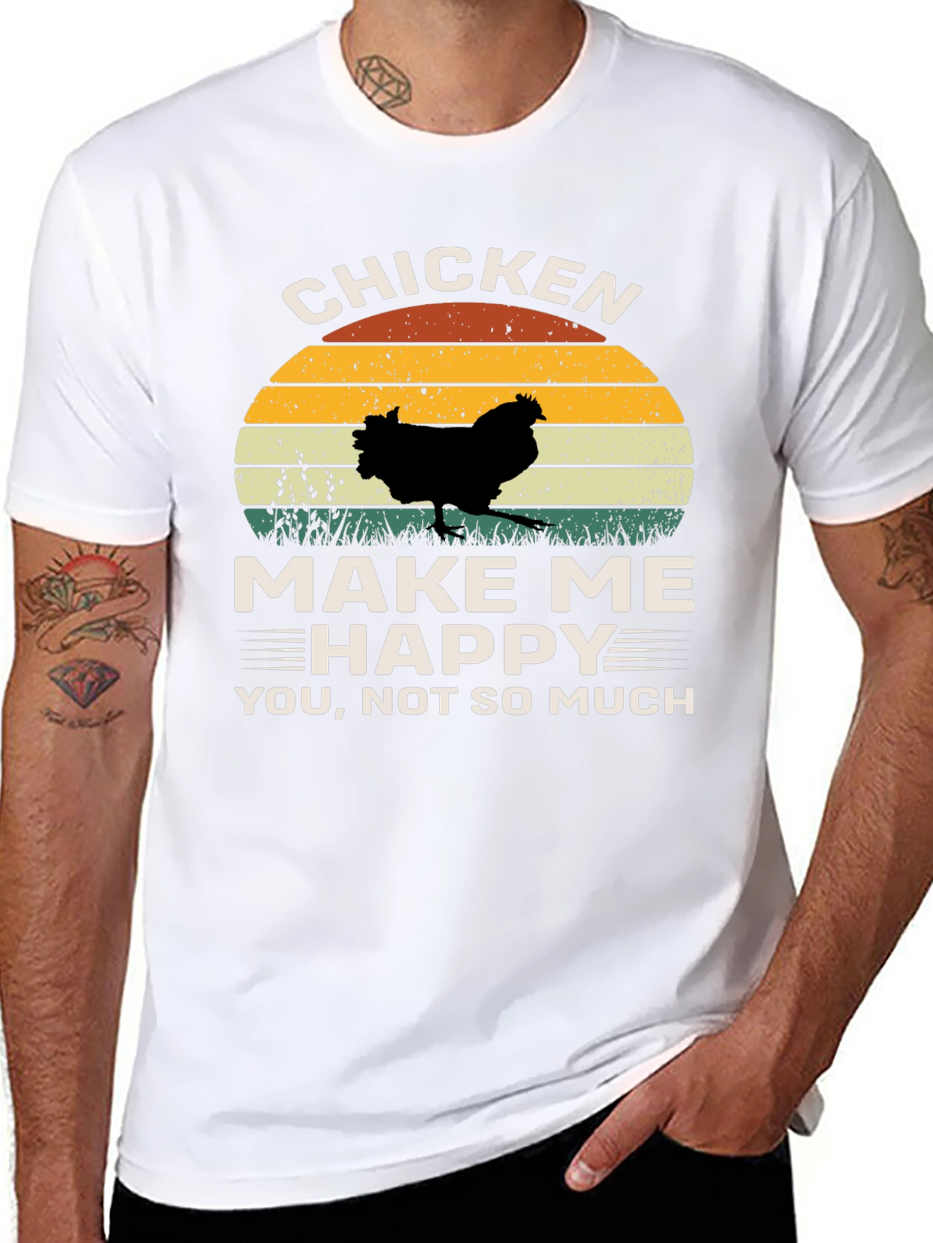 Chicken Make Me Happy T-Shirt