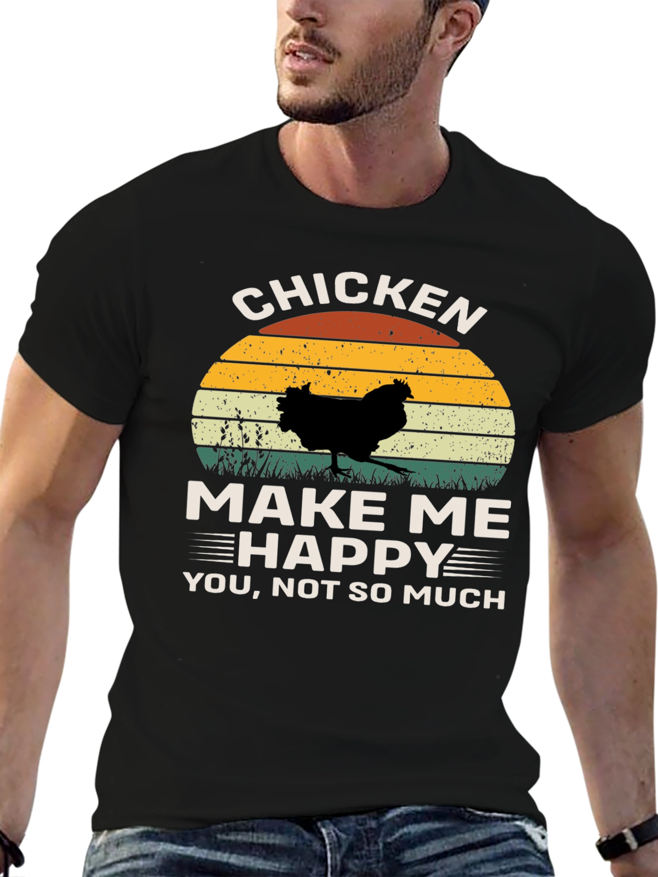 Chicken Make Me Happy T-Shirt