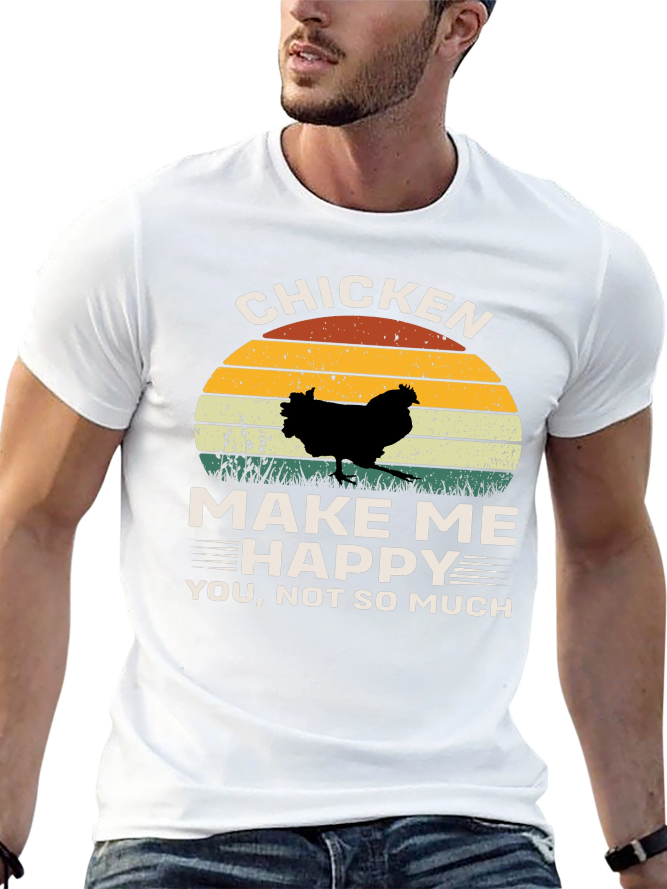 Chicken Make Me Happy T-Shirt