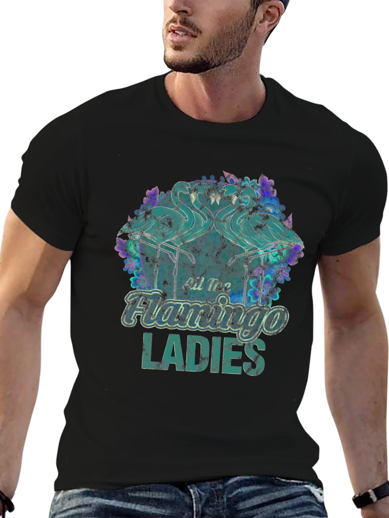 All Too Flamingo Ladies Graphic Tee