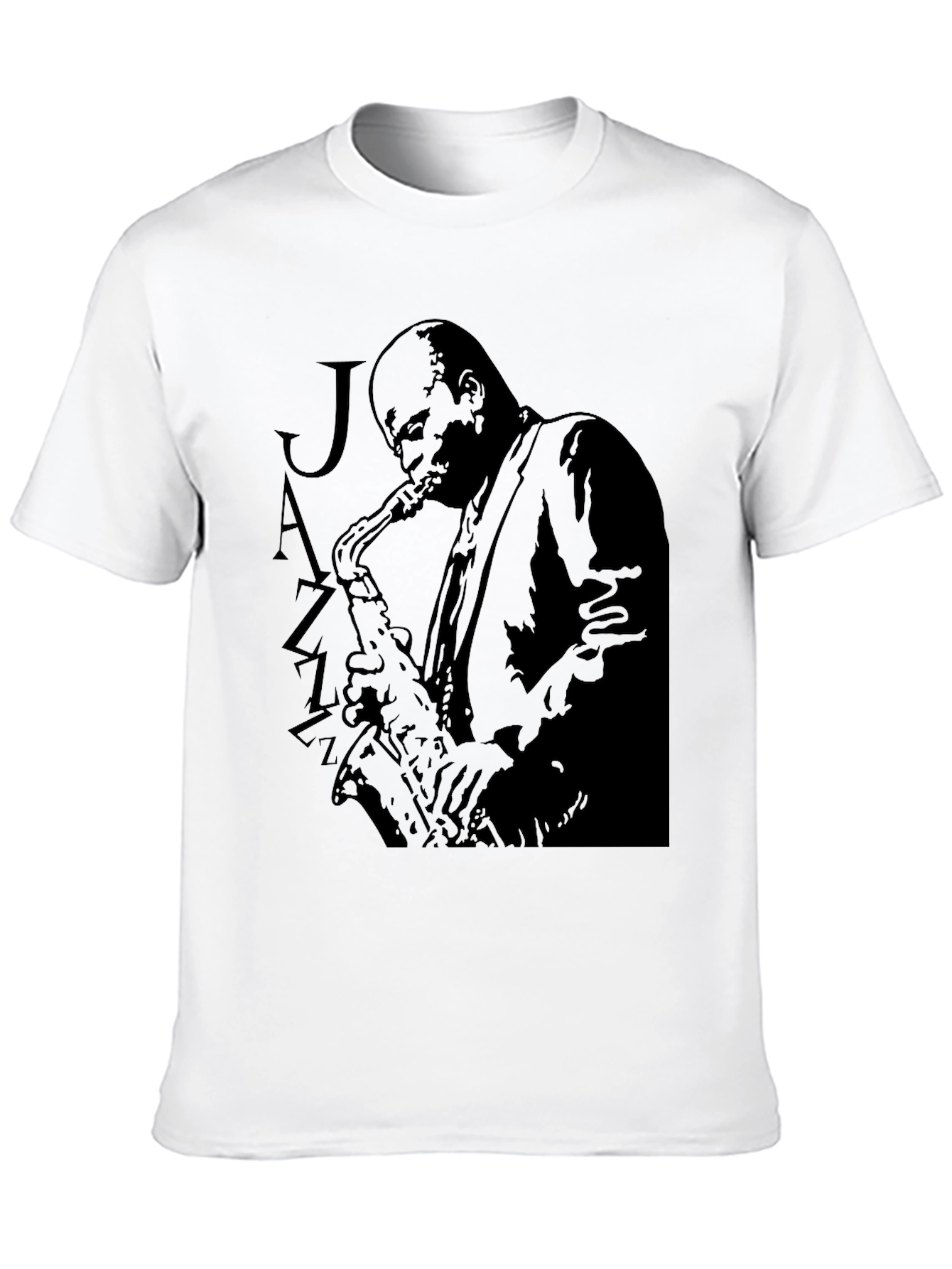 Jazz Saxophone Player Graphic T-Shirt