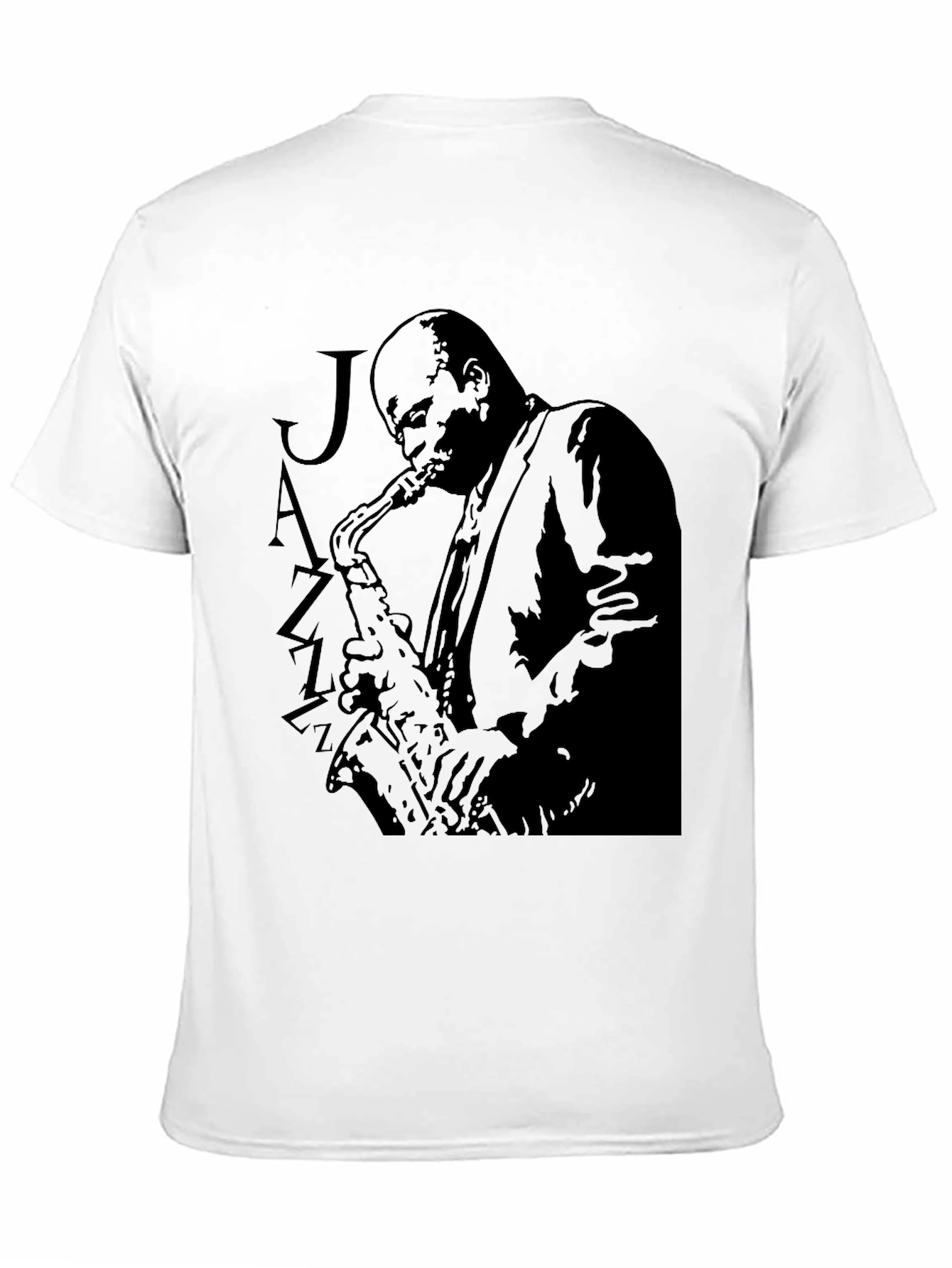 Jazz Saxophone Player Graphic T-Shirt