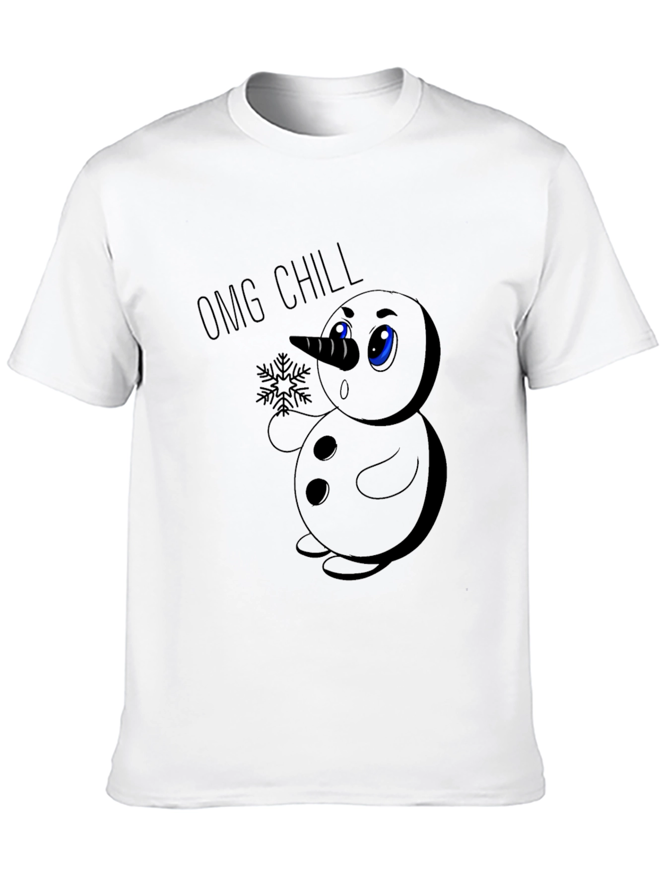 OMG Chill Snowman Graphic Tee