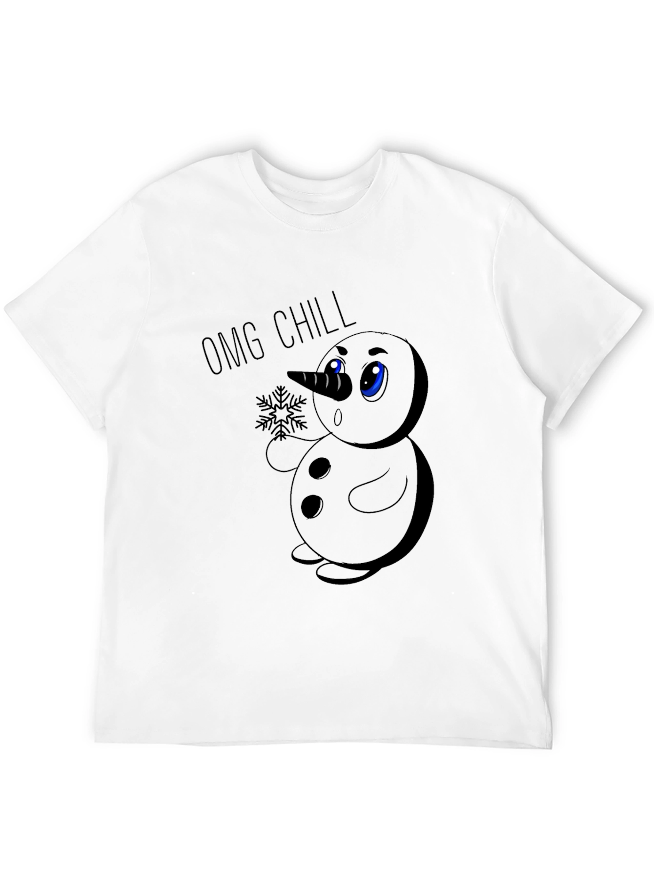 OMG Chill Snowman Graphic Tee