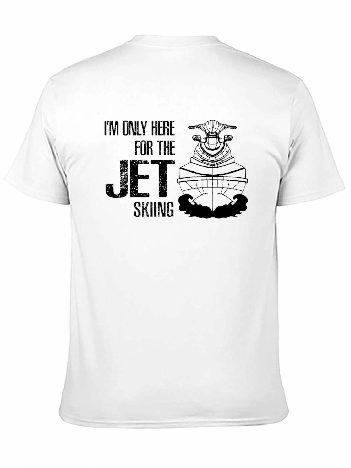 Jet Skiing T-Shirt - Black Graphic Tee