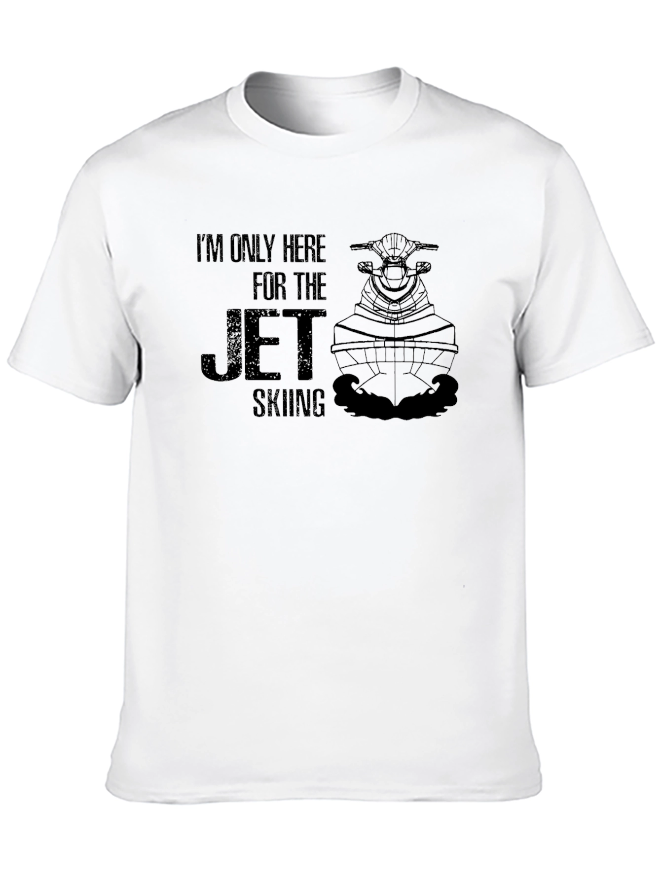 Jet Skiing T-Shirt - Black Graphic Tee