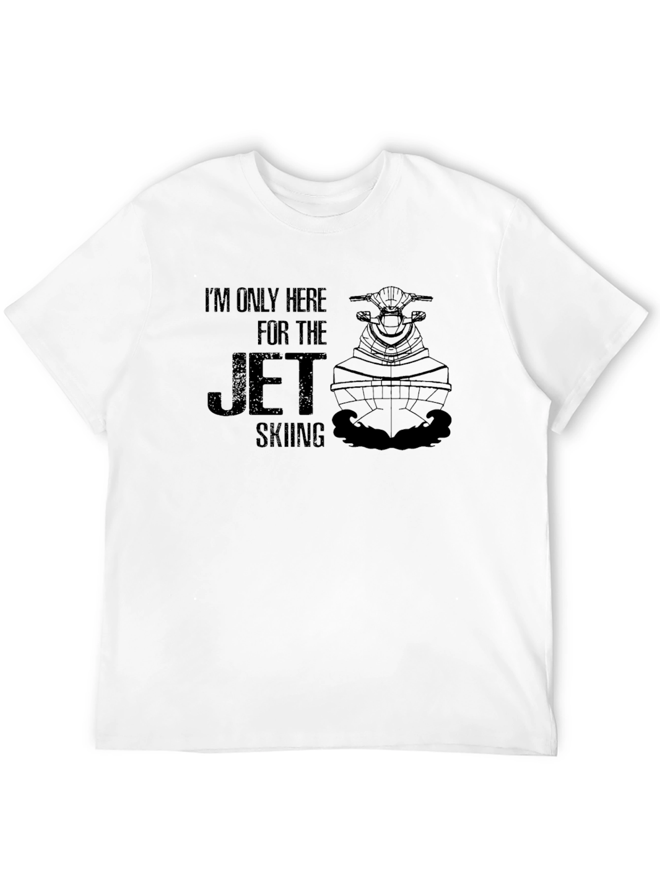 Jet Skiing T-Shirt - Black Graphic Tee