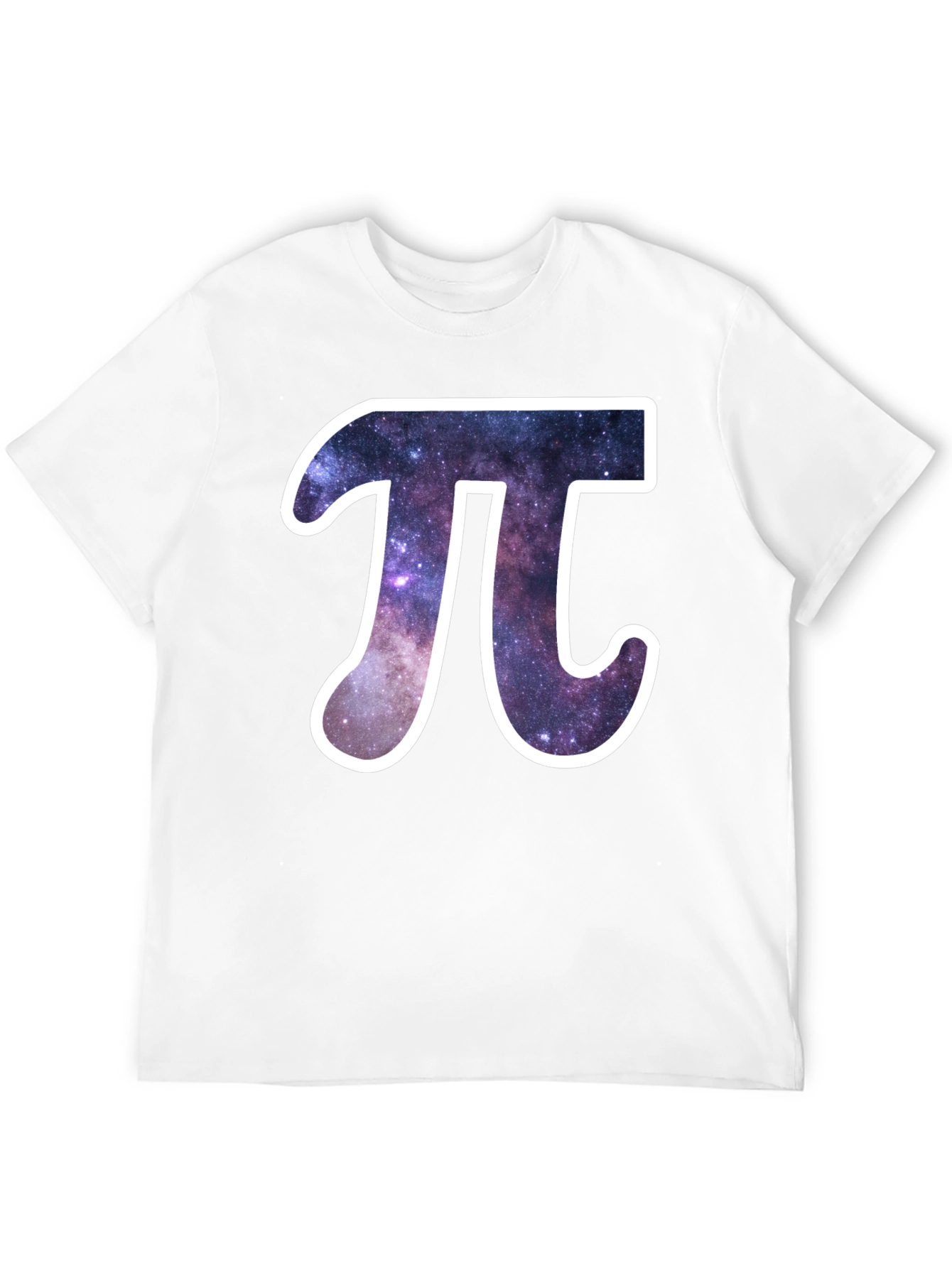 Galaxy Pi Symbol Graphic T-Shirt