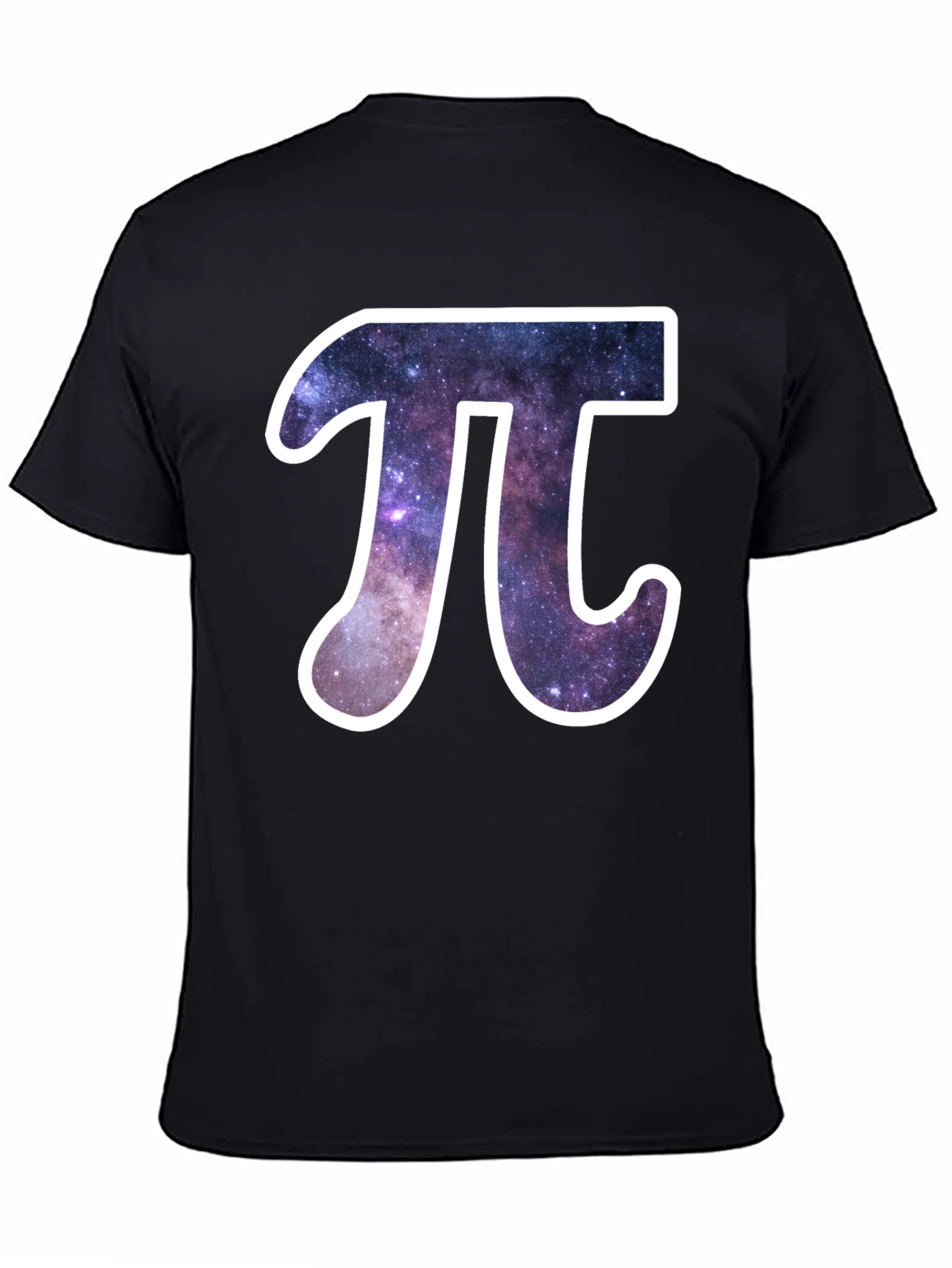 Galaxy Pi Symbol Graphic T-Shirt