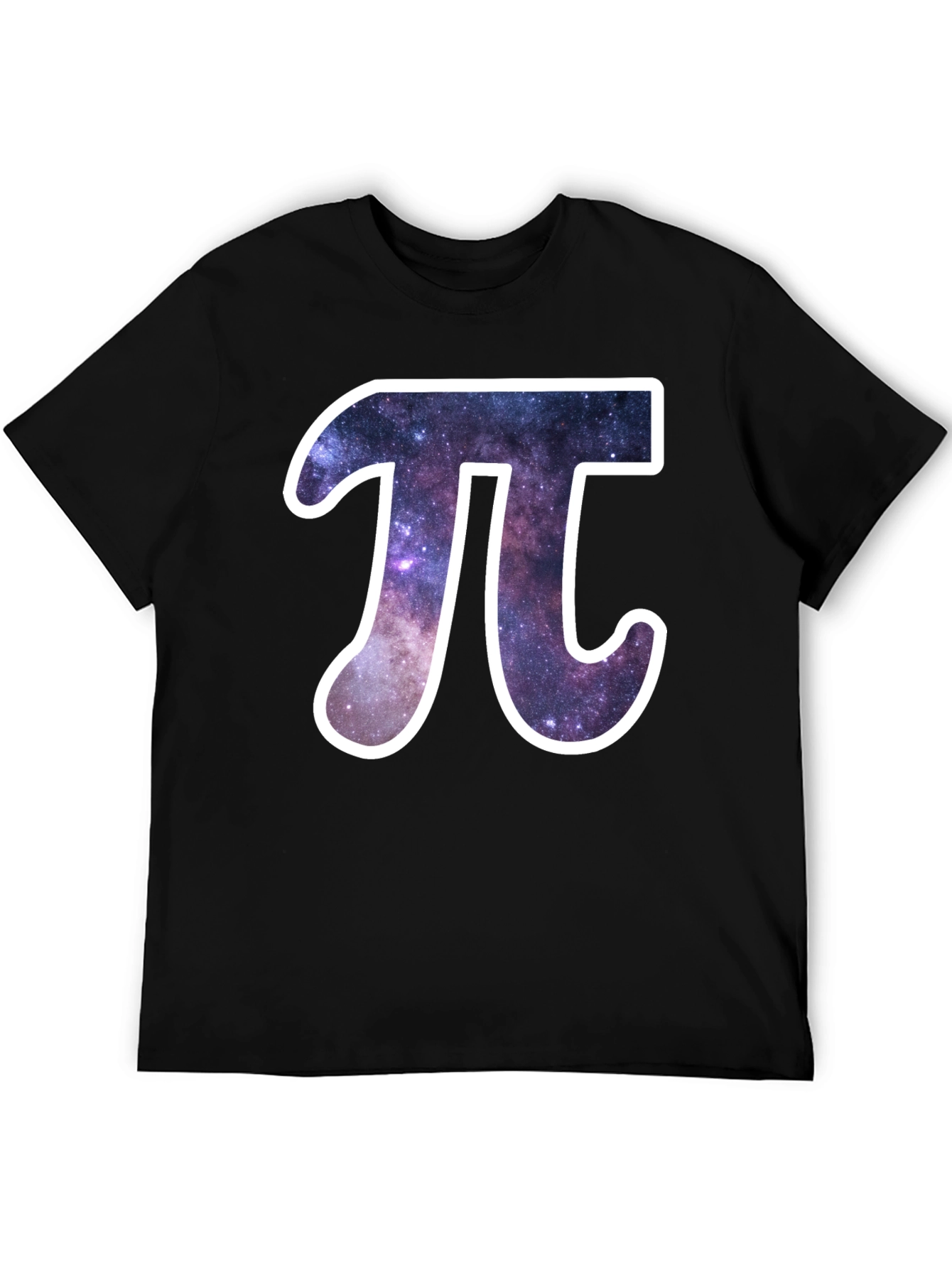 Galaxy Pi Symbol Graphic T-Shirt