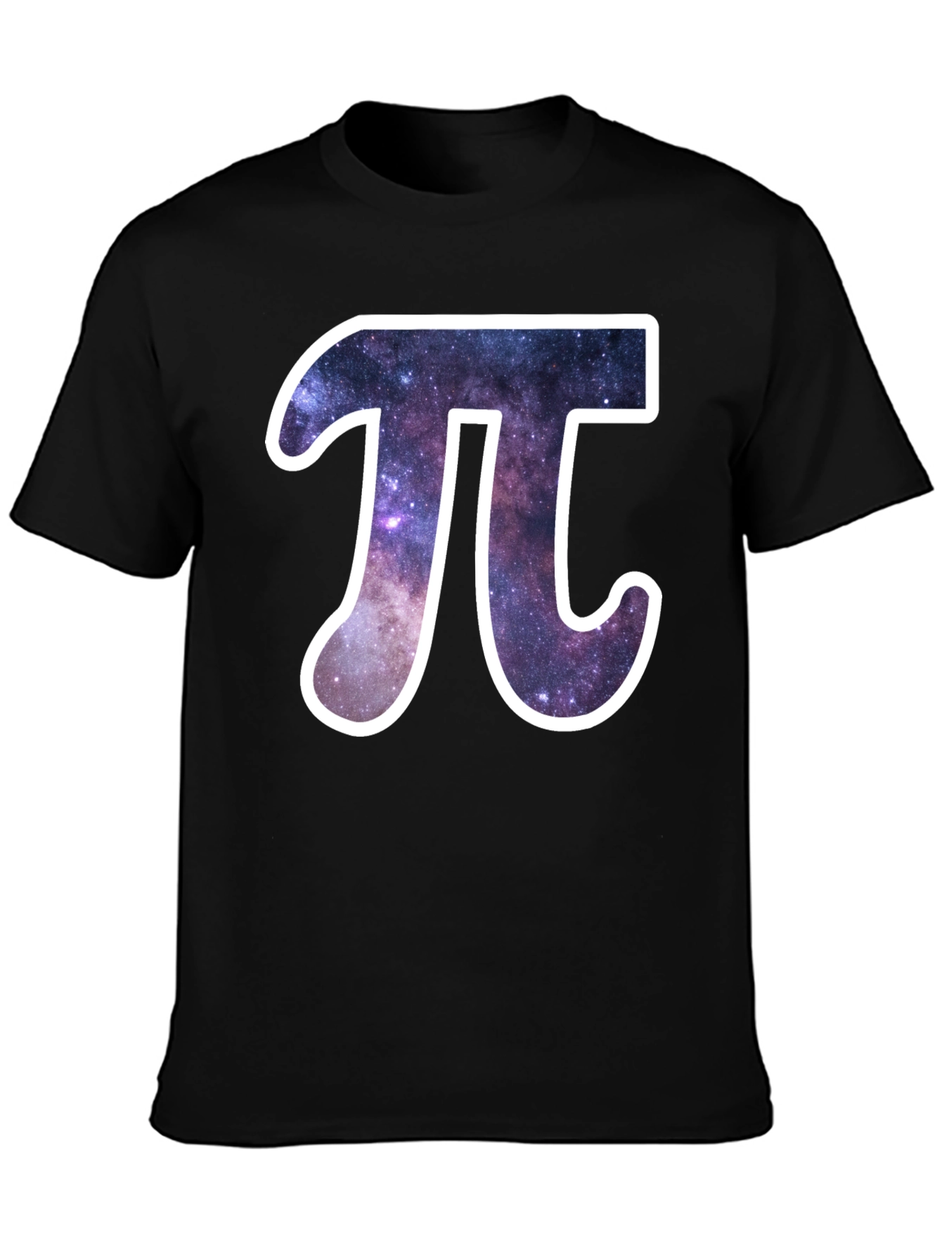 Galaxy Pi Symbol Graphic T-Shirt