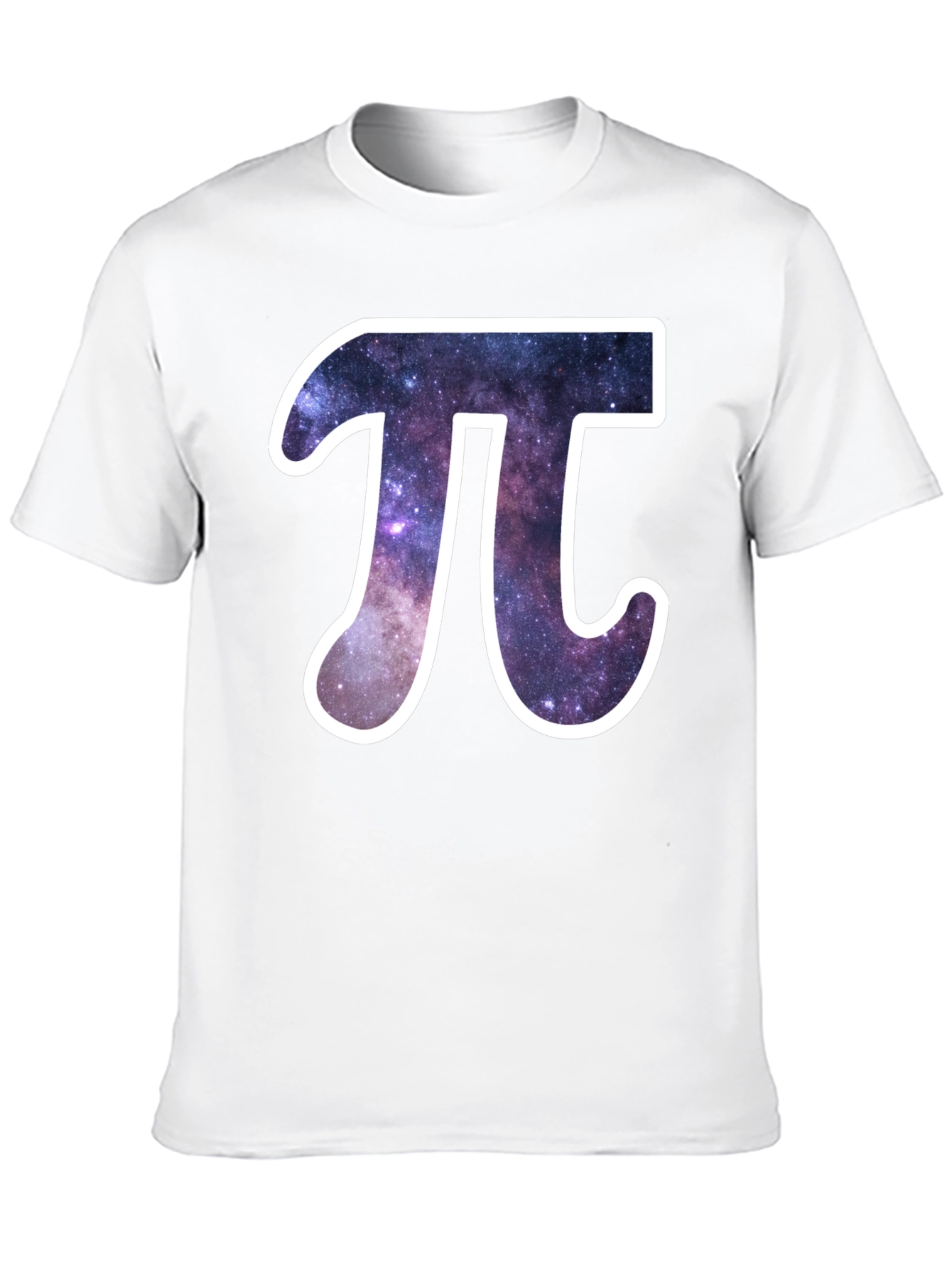 Galaxy Pi Symbol Graphic T-Shirt