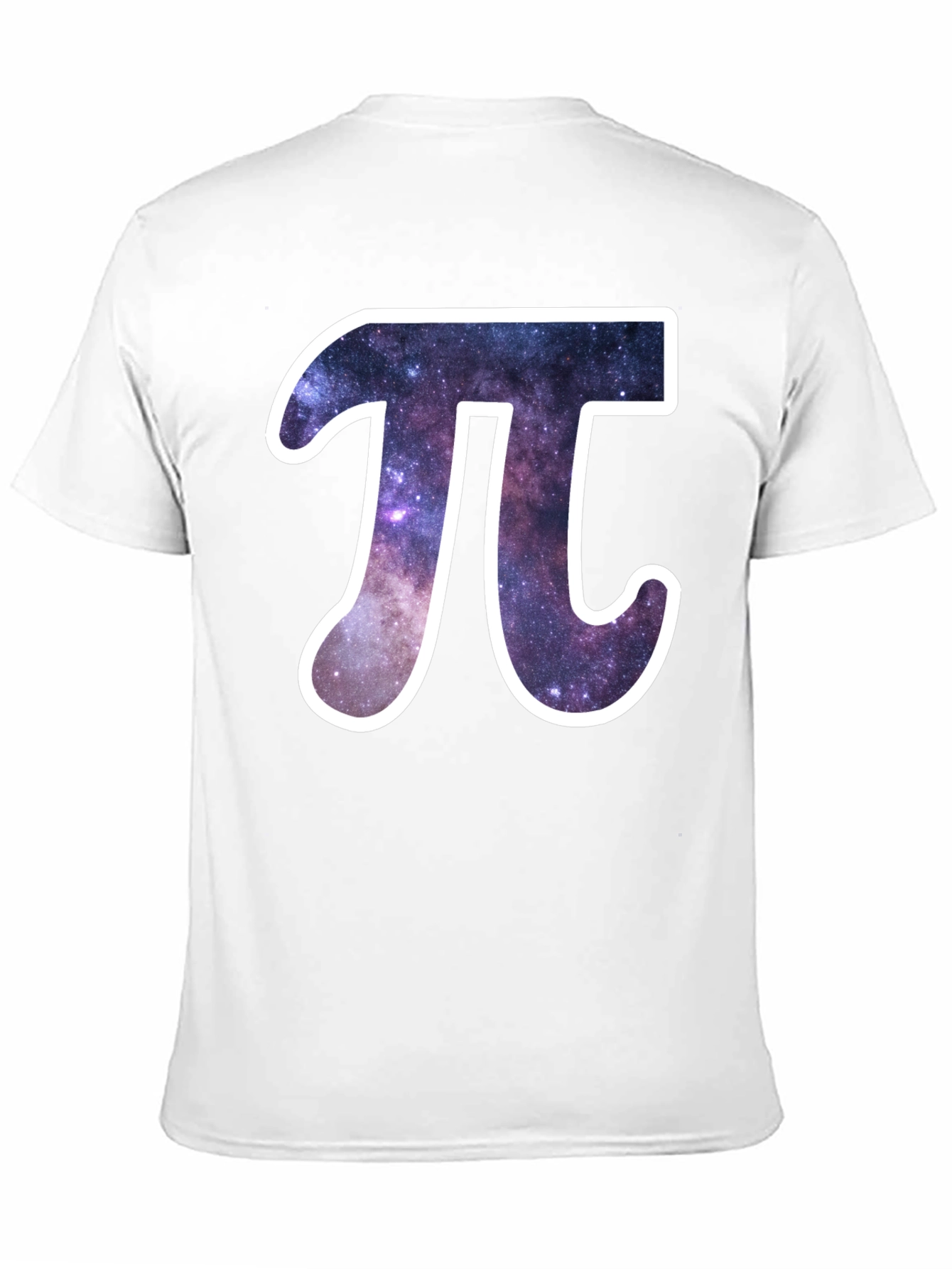 Galaxy Pi Symbol Graphic T-Shirt