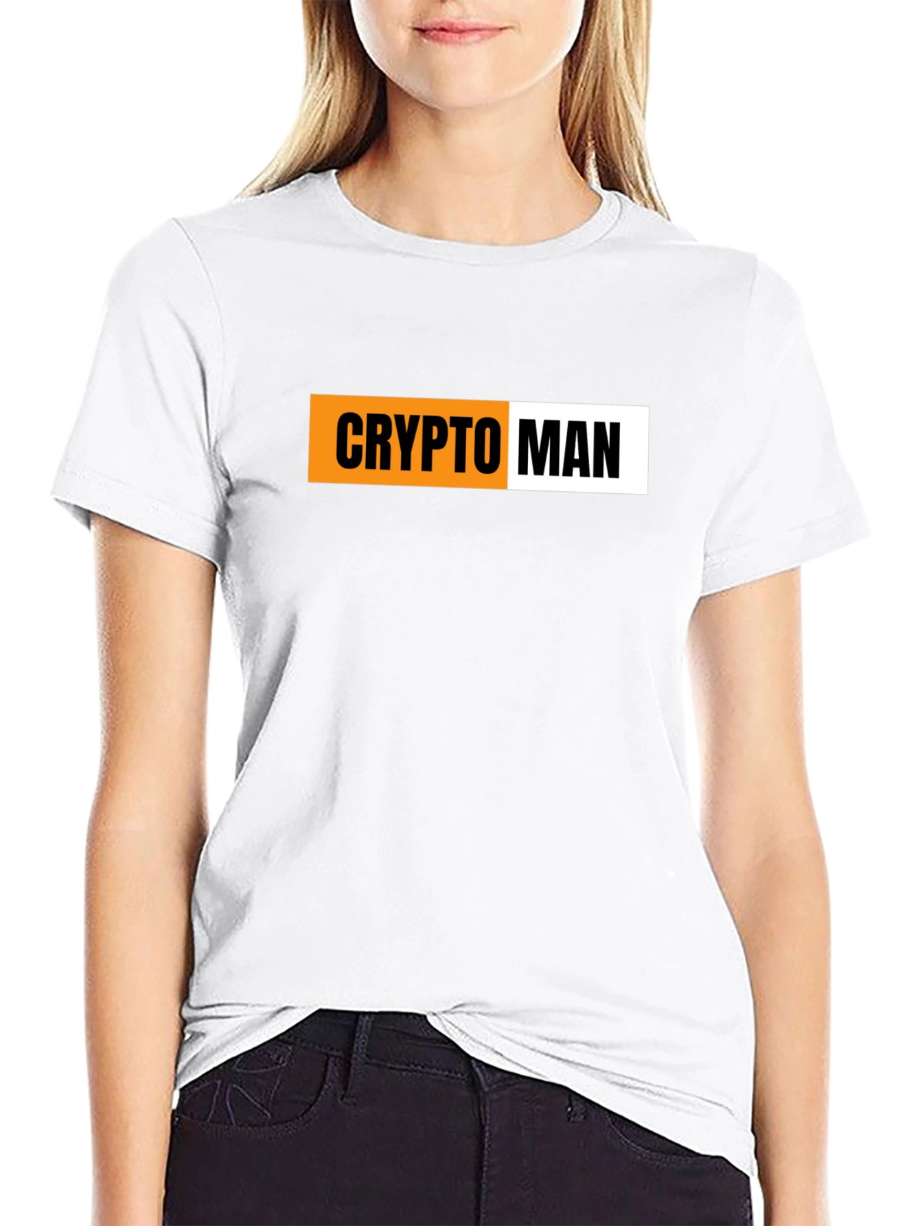 Crypto Man Graphic T-Shirt - Bitcoin Enthusiast Tee