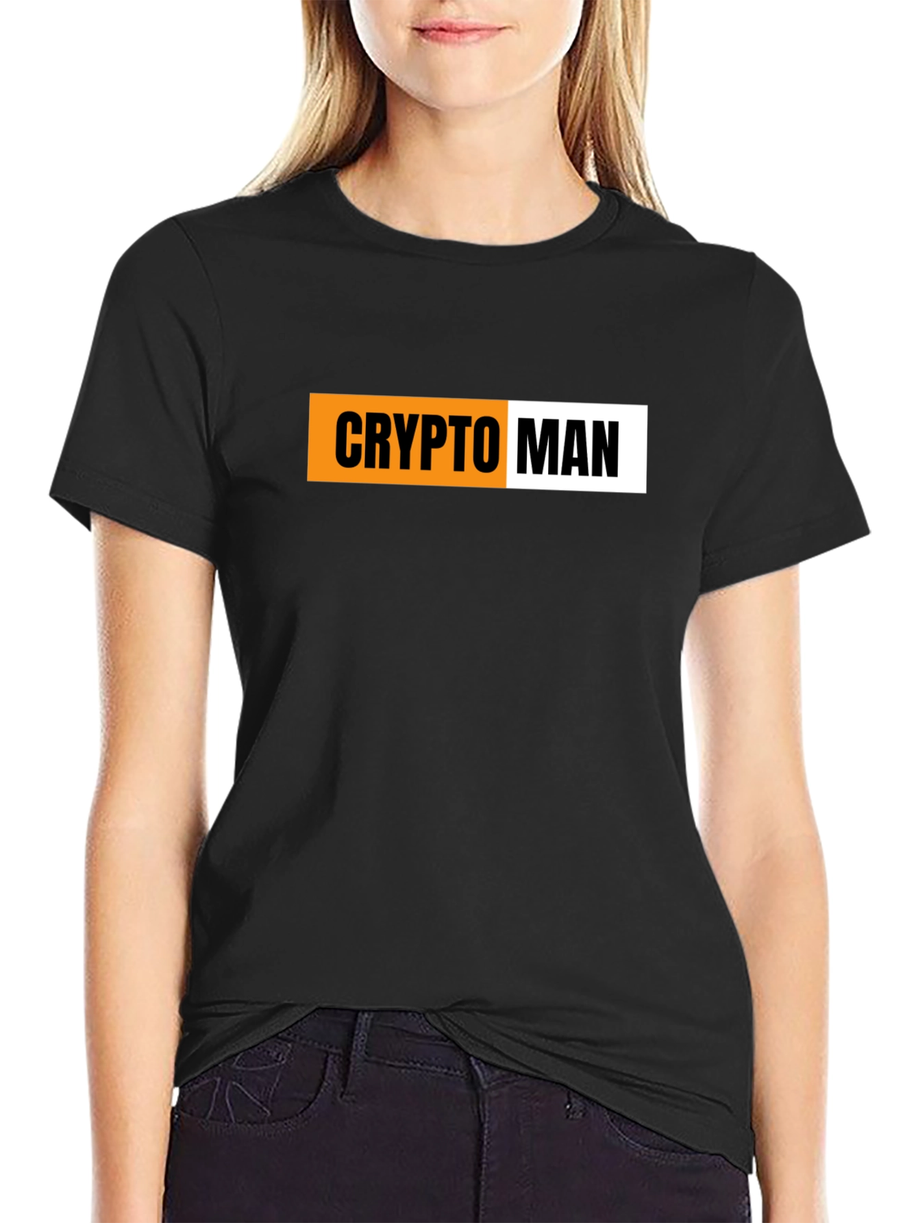 Crypto Man Graphic T-Shirt - Bitcoin Enthusiast Tee
