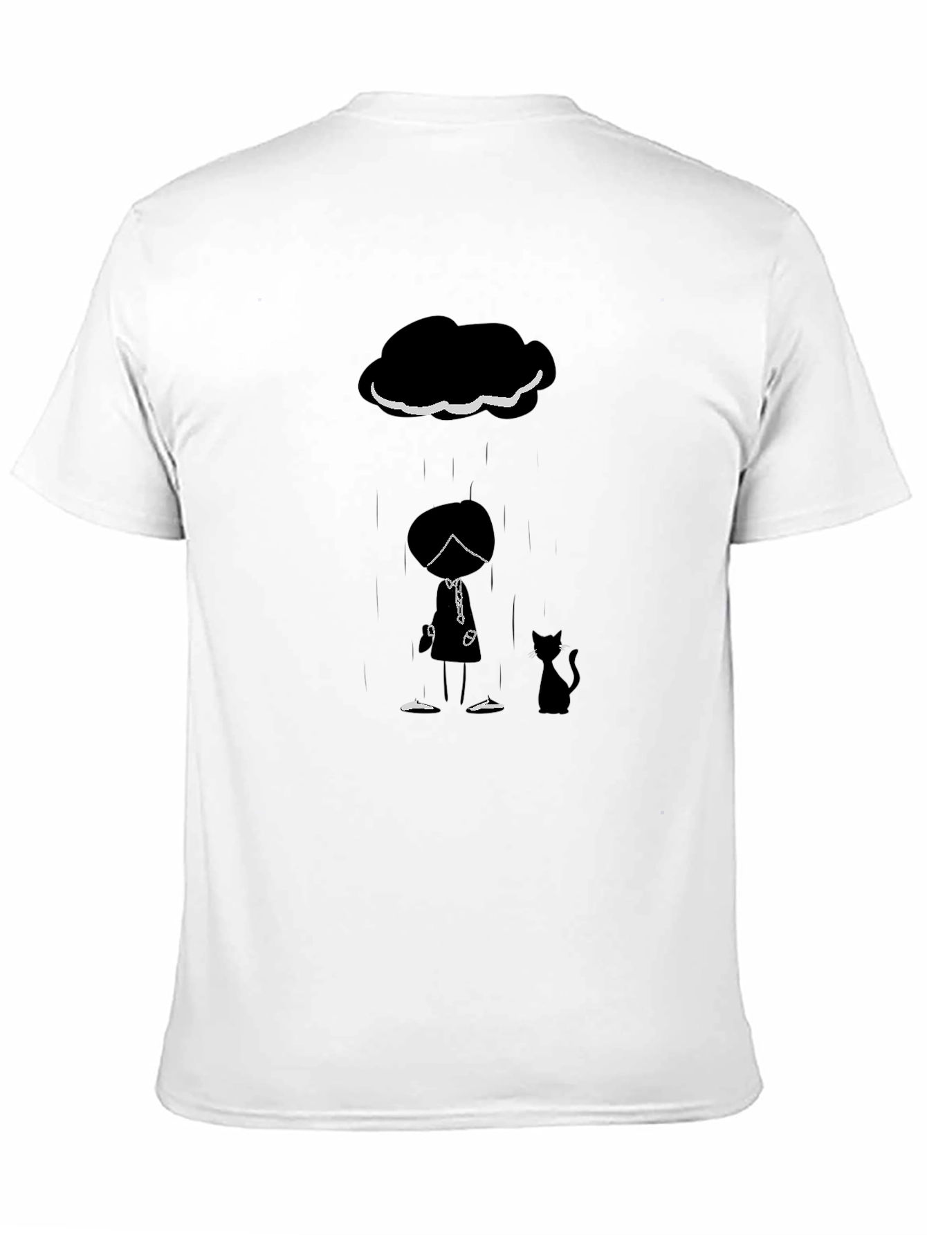 Gloomy Rain Cloud Graphic Tee