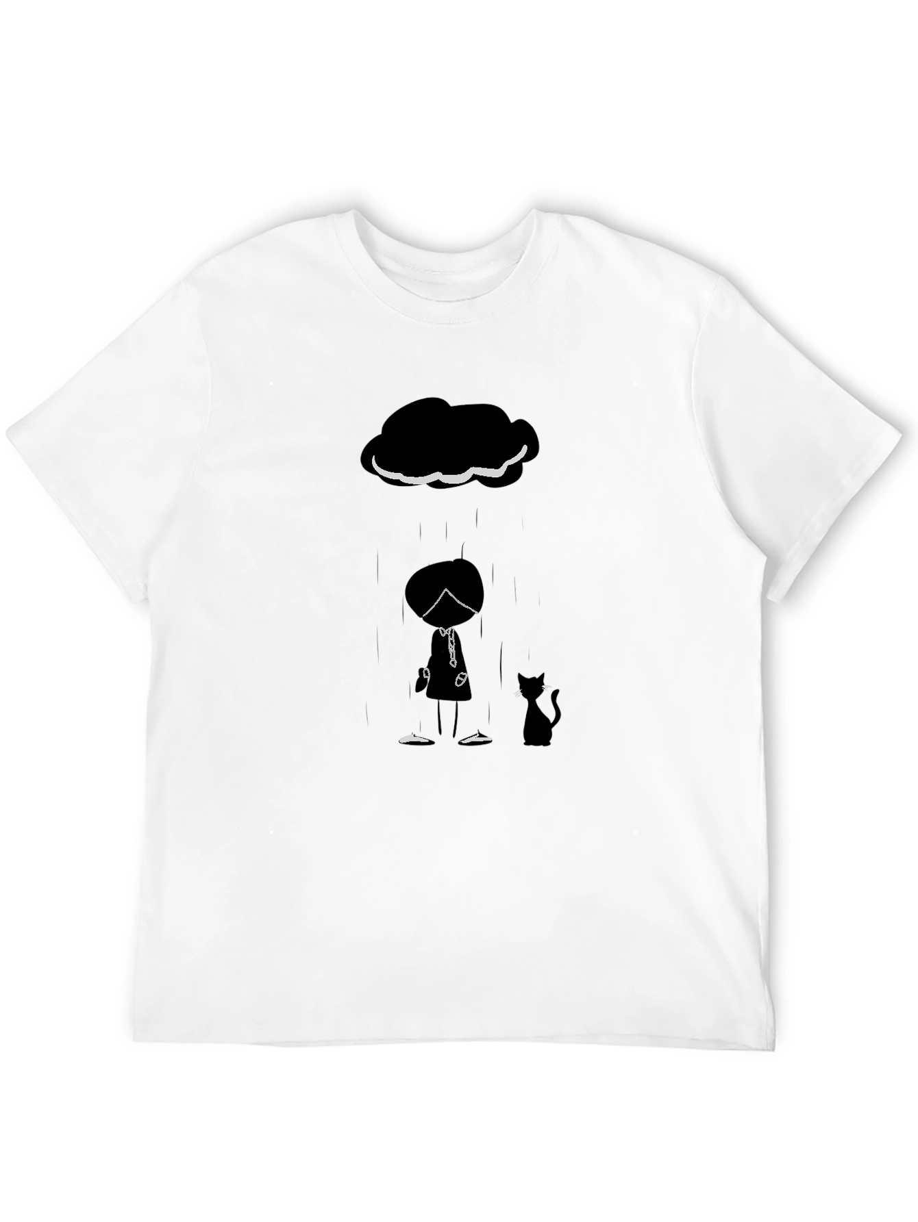 Gloomy Rain Cloud Graphic Tee