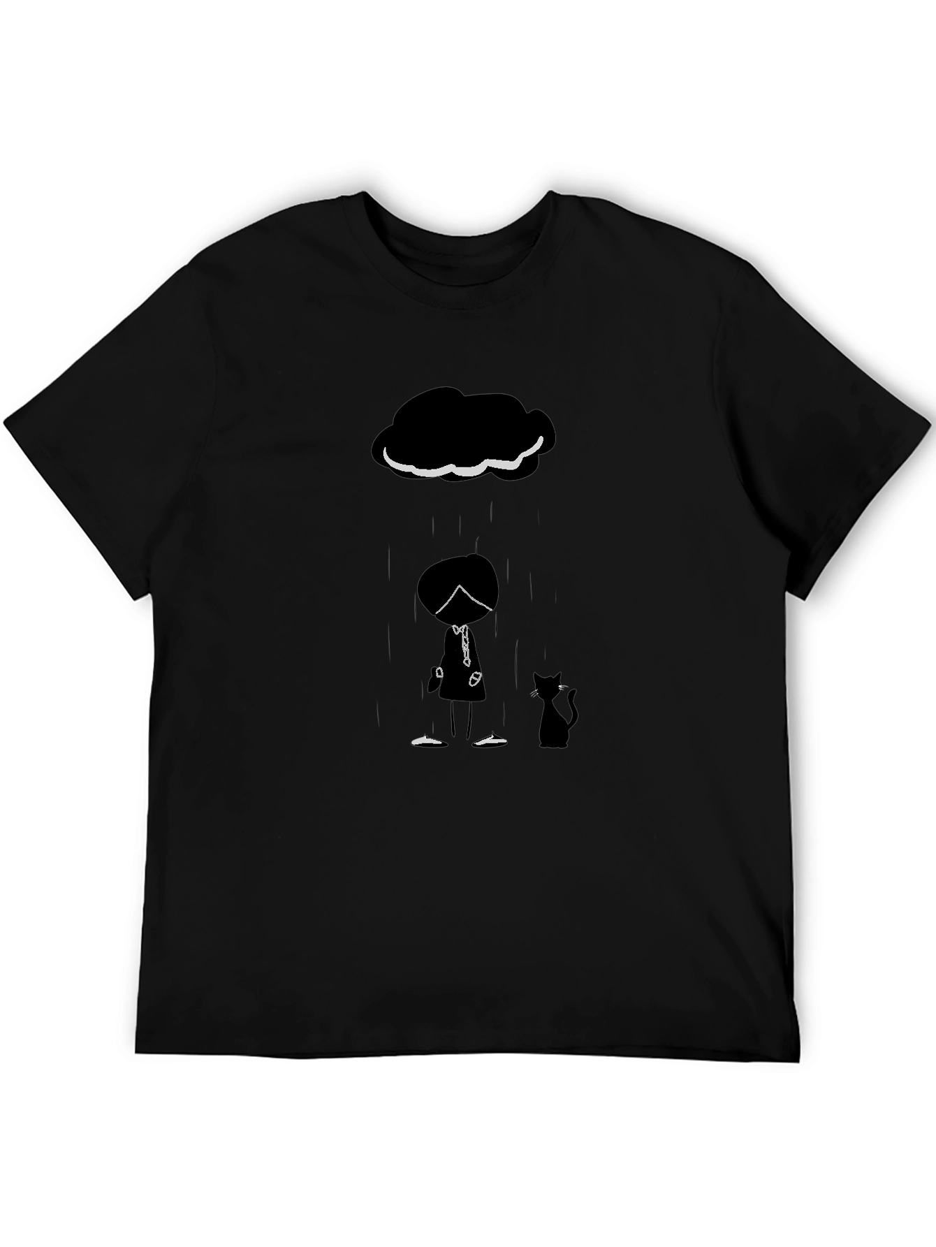 Gloomy Rain Cloud Graphic Tee