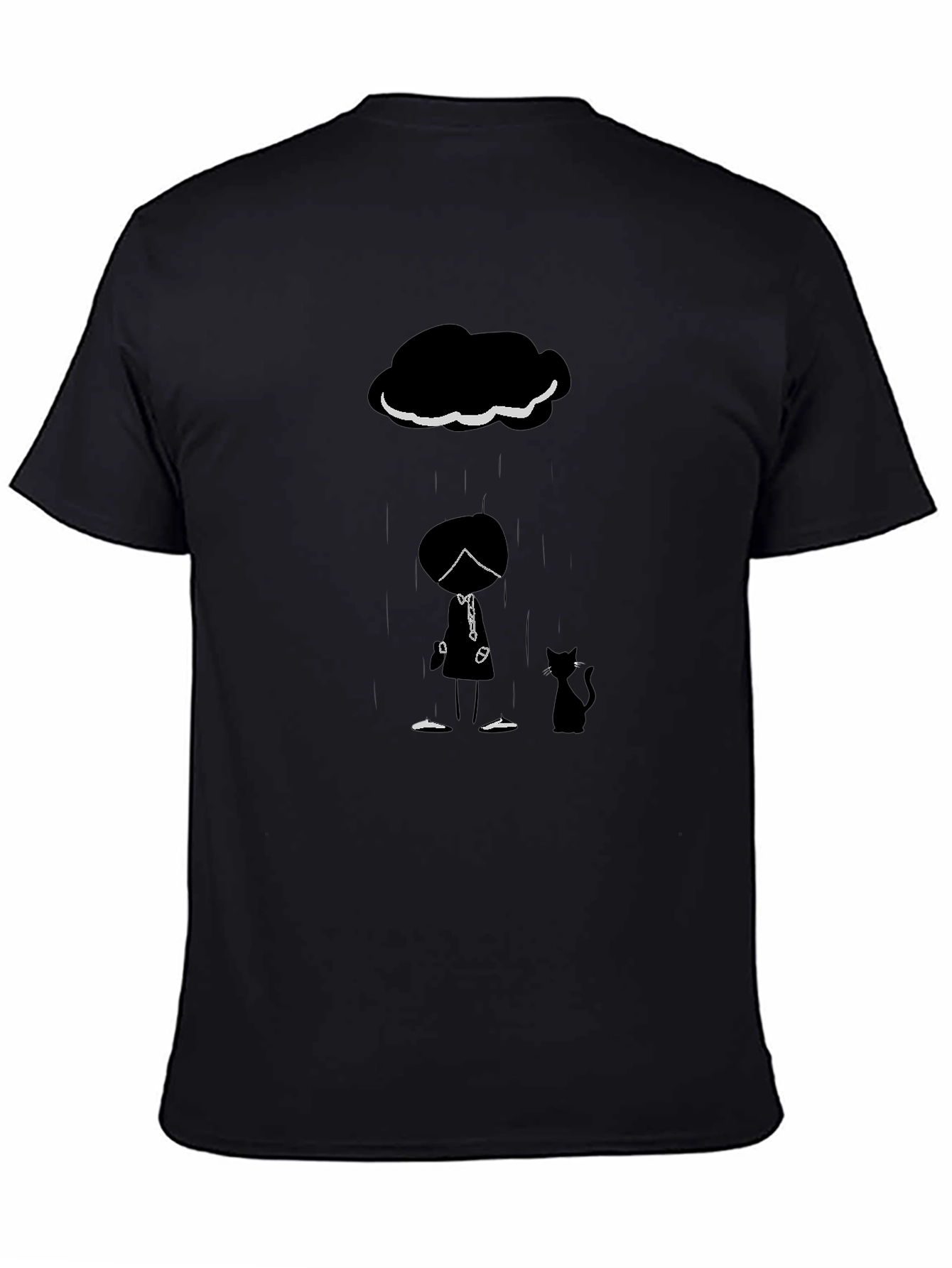 Gloomy Rain Cloud Graphic Tee