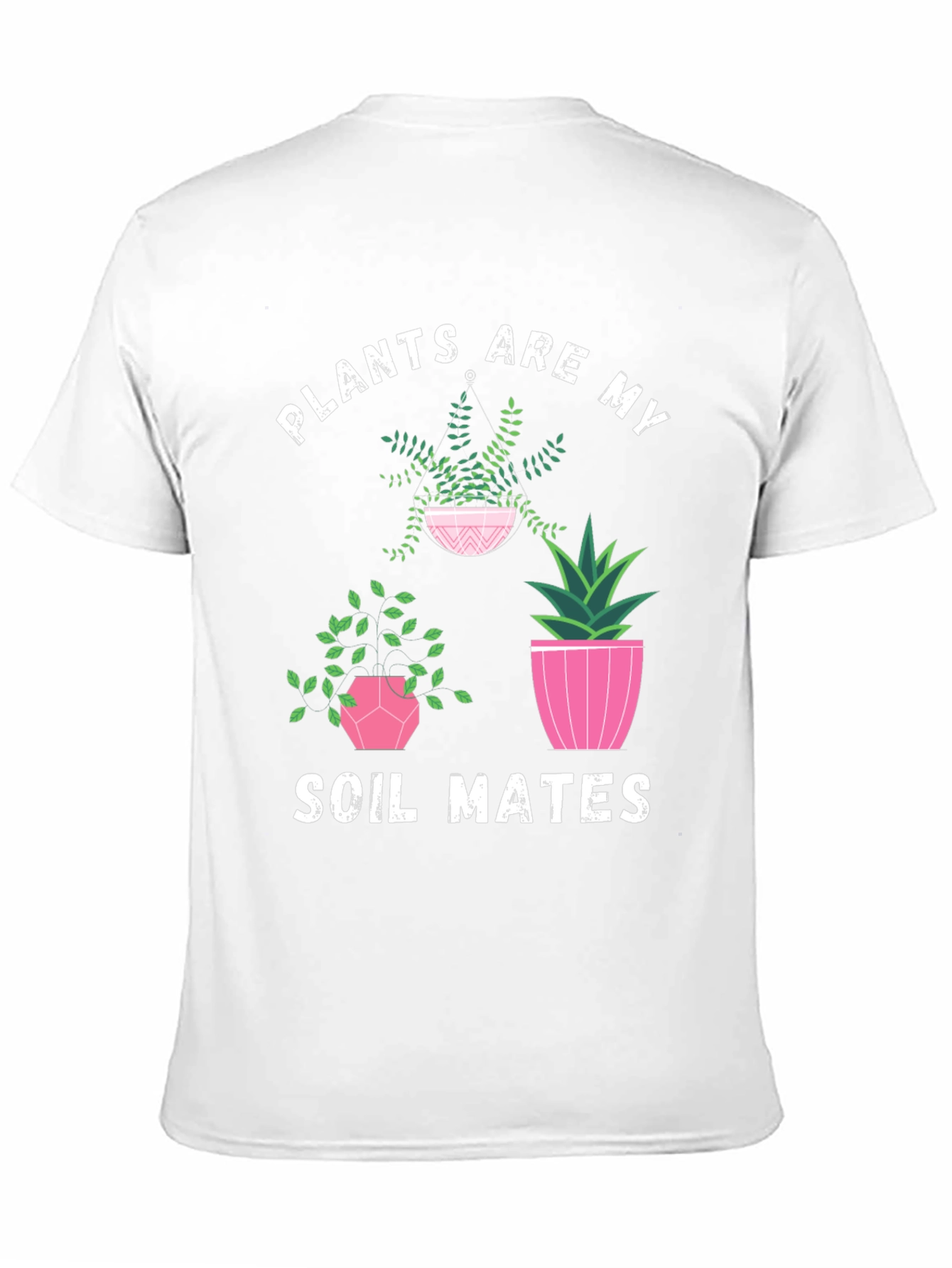 Plants Are My Soil Mates T-Shirt - Black