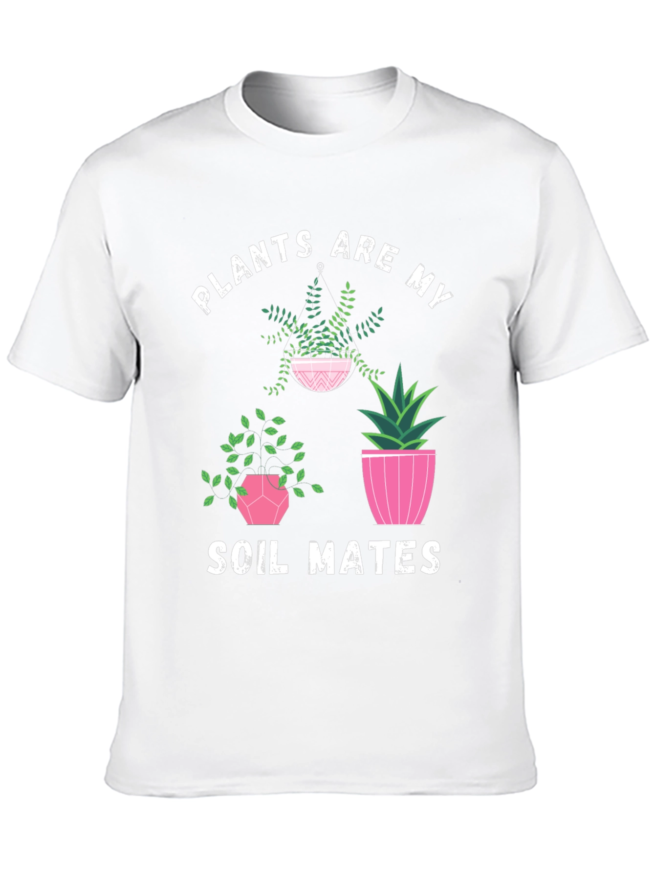 Plants Are My Soil Mates T-Shirt - Black