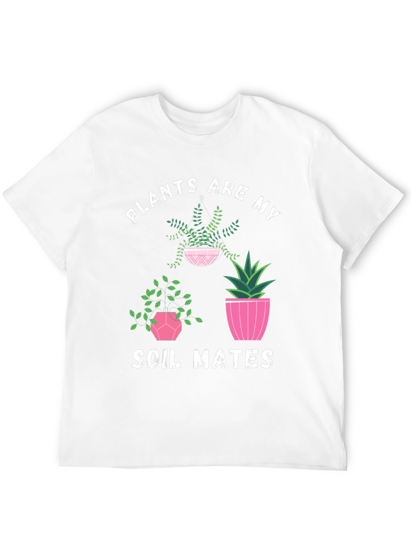 Plants Are My Soil Mates T-Shirt - Black