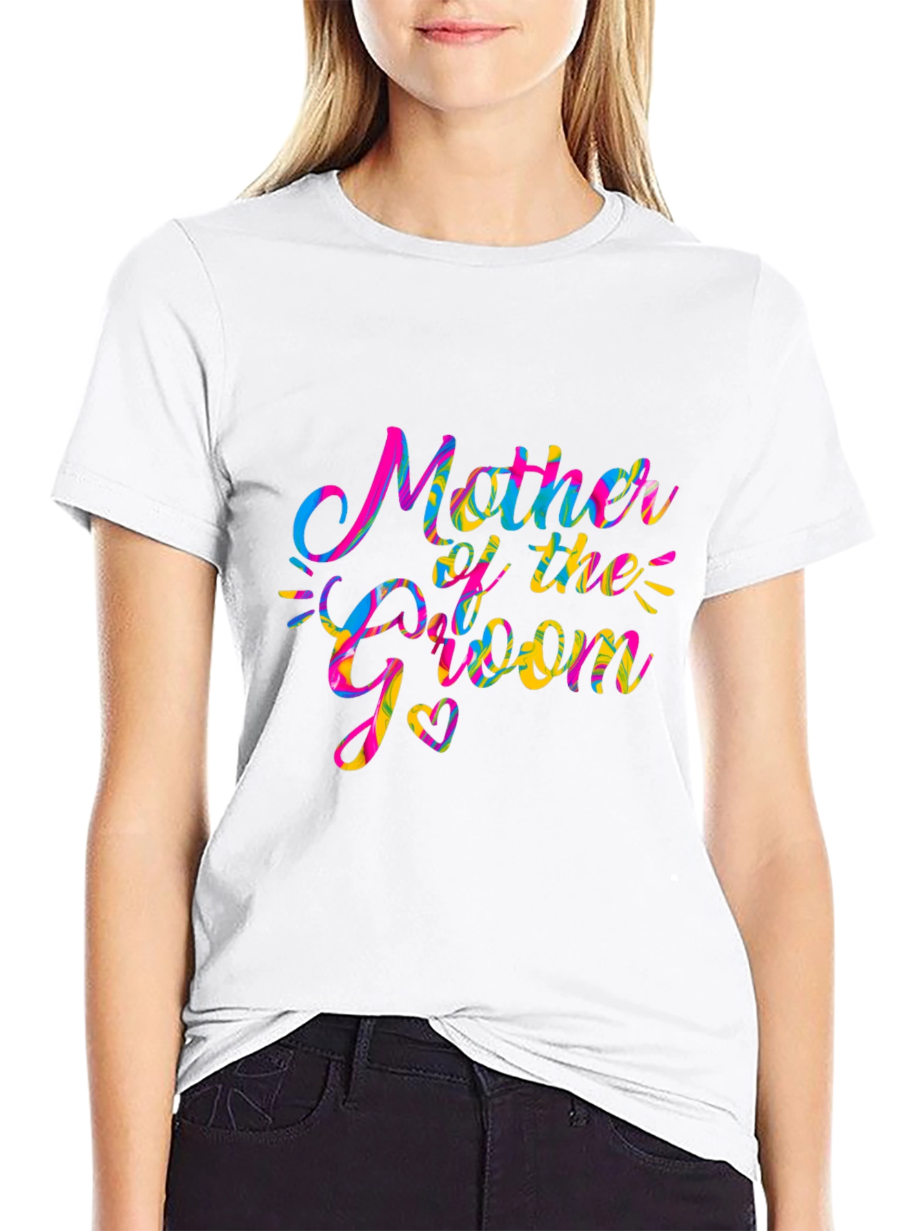 Mother of the Groom Black Graphic Tee