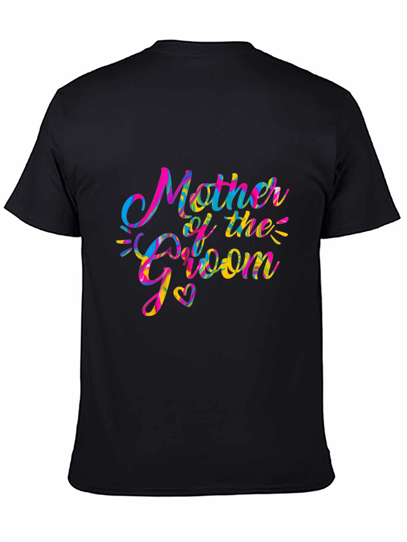 Mother of the Groom Black Graphic Tee
