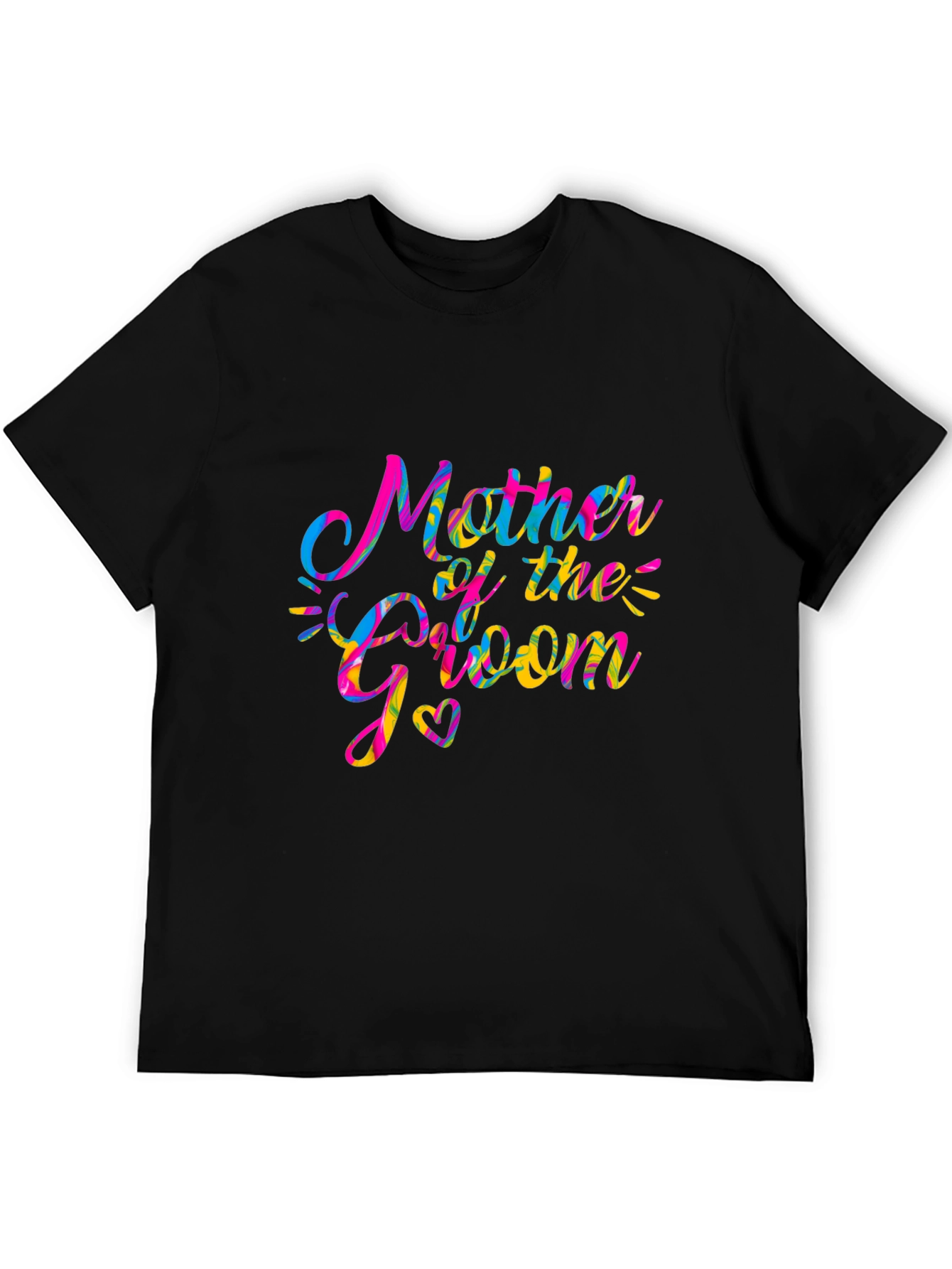 Mother of the Groom Black Graphic Tee