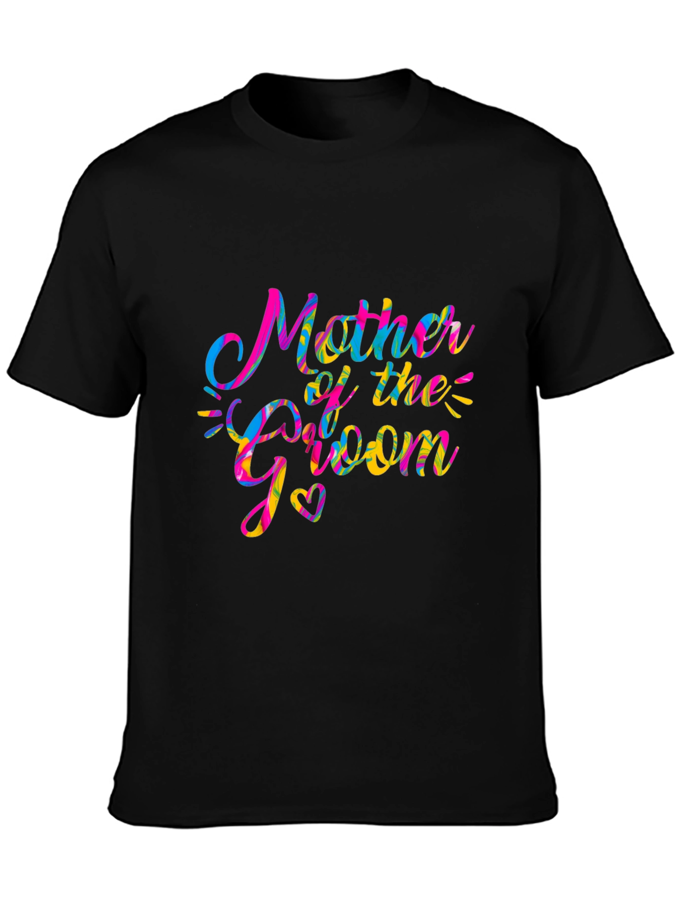 Mother of the Groom Black Graphic Tee