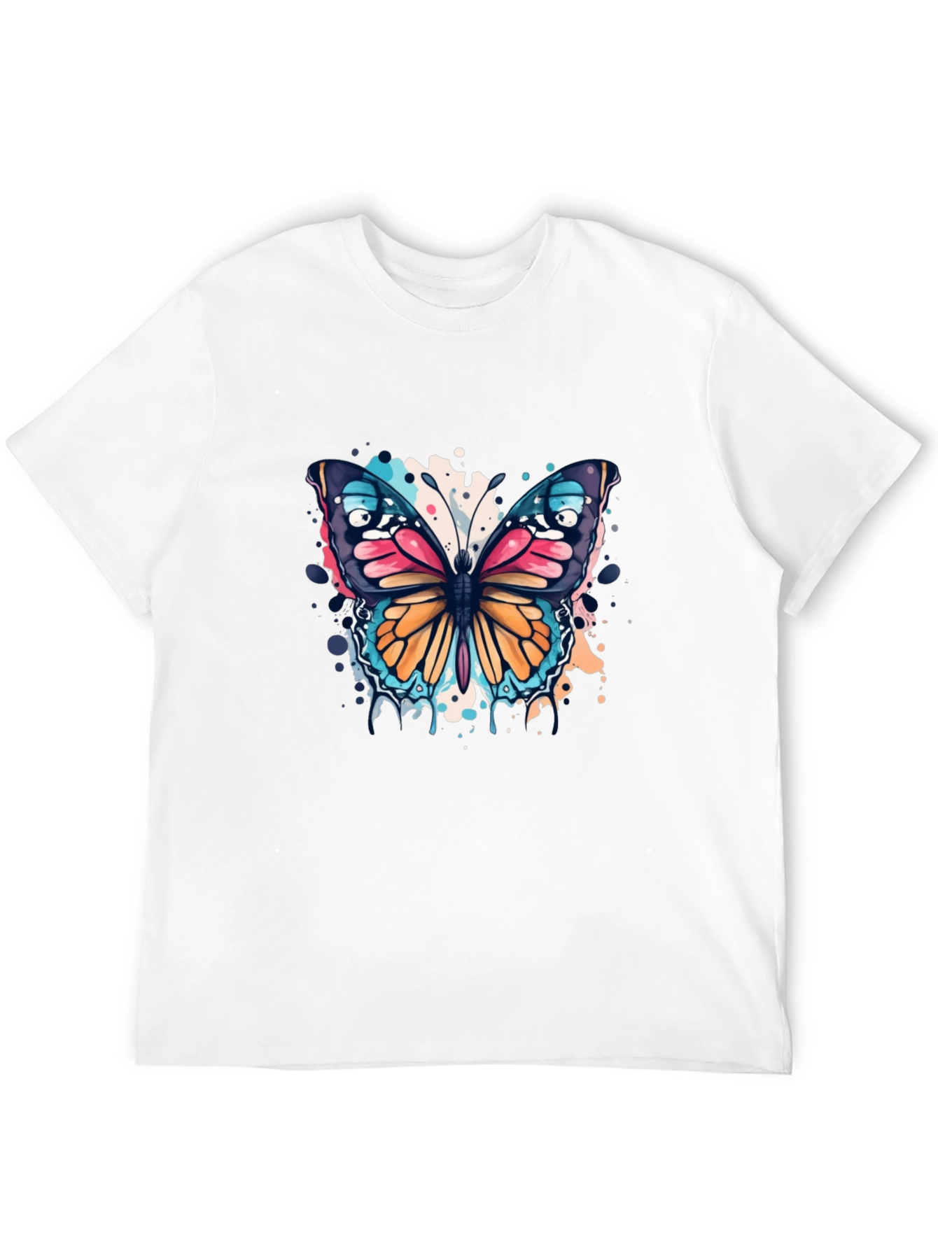 Butterfly Splash T-Shirt - Bold Graphic Tee