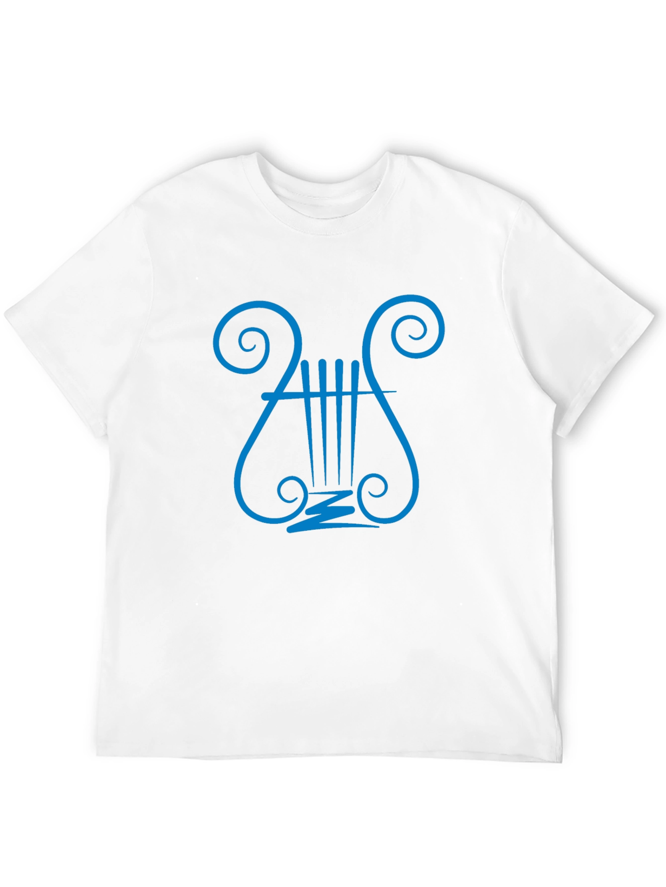 Lyre Graphic Print Black T-Shirt