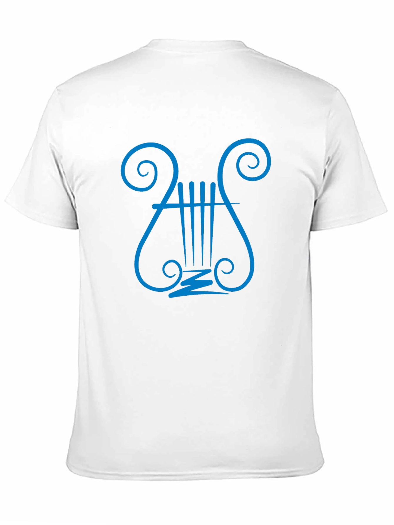 Lyre Graphic Print Black T-Shirt
